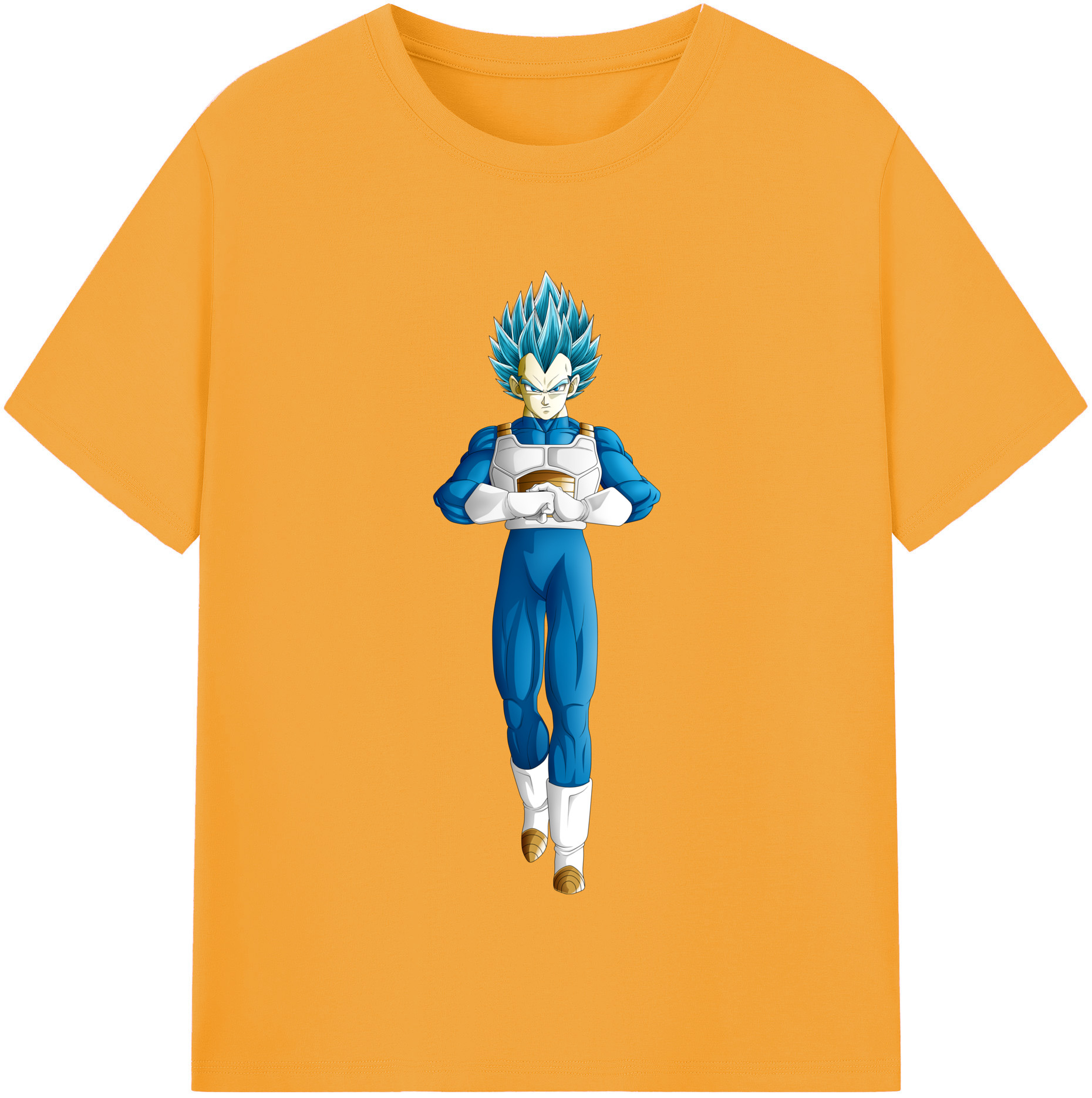 （画像用） ドラゴンボール ベジータ四世（Bejīta Yonsei）DRAGON BALL Vegeta IV レディースカジュアルプリントTシャツ（綿100％）