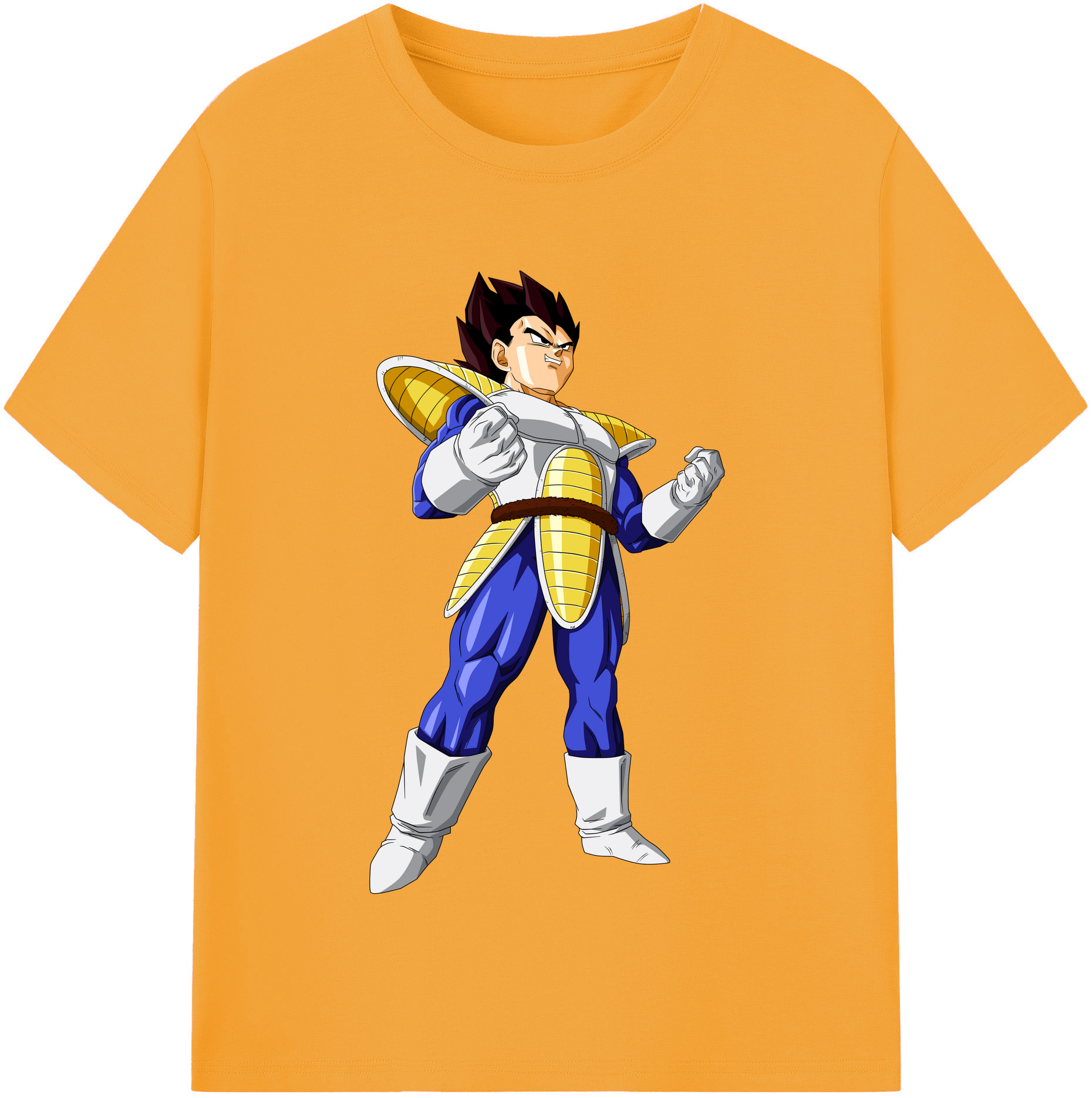 （画像用） ドラゴンボール ベジータ四世（Bejīta Yonsei）DRAGON BALL Vegeta IV レディースカジュアルプリントTシャツ（綿100％）