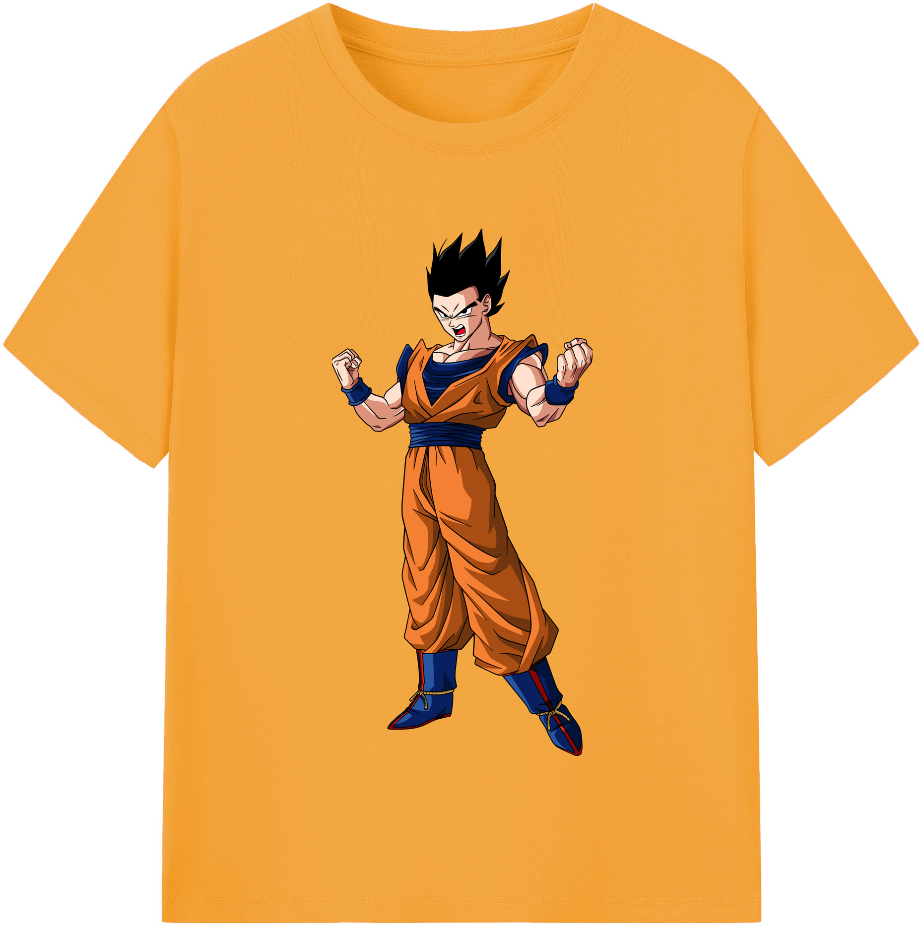 （画像用） ドラゴンボール 孫 悟飯（そんごはん）DRAGON BALL Son Gohan レディースカジュアルプリントTシャツ（綿100％）