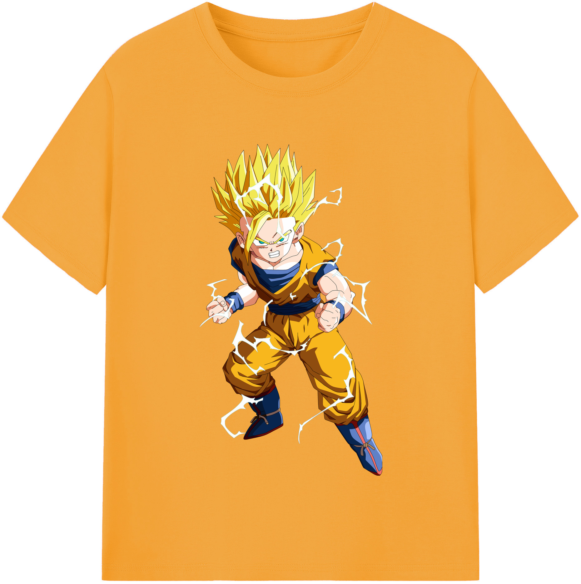 （画像用） ドラゴンボール 孫 悟飯（そんごはん）DRAGON BALL Son Gohan レディースカジュアルプリントTシャツ（綿100％）
