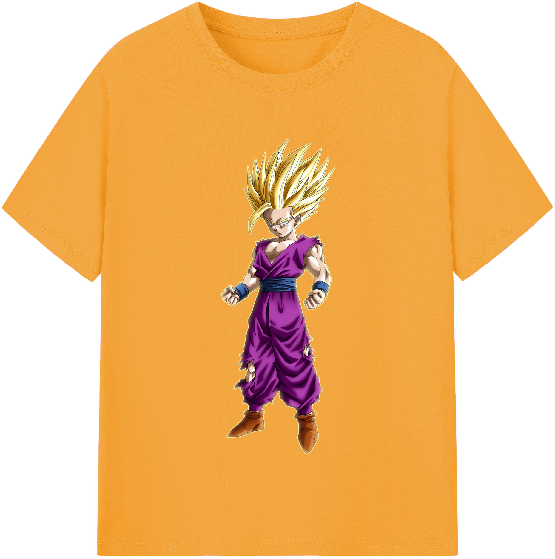 （画像用） ドラゴンボール 孫 悟飯（そんごはん）DRAGON BALL Son Gohan レディースカジュアルプリントTシャツ（綿100％）