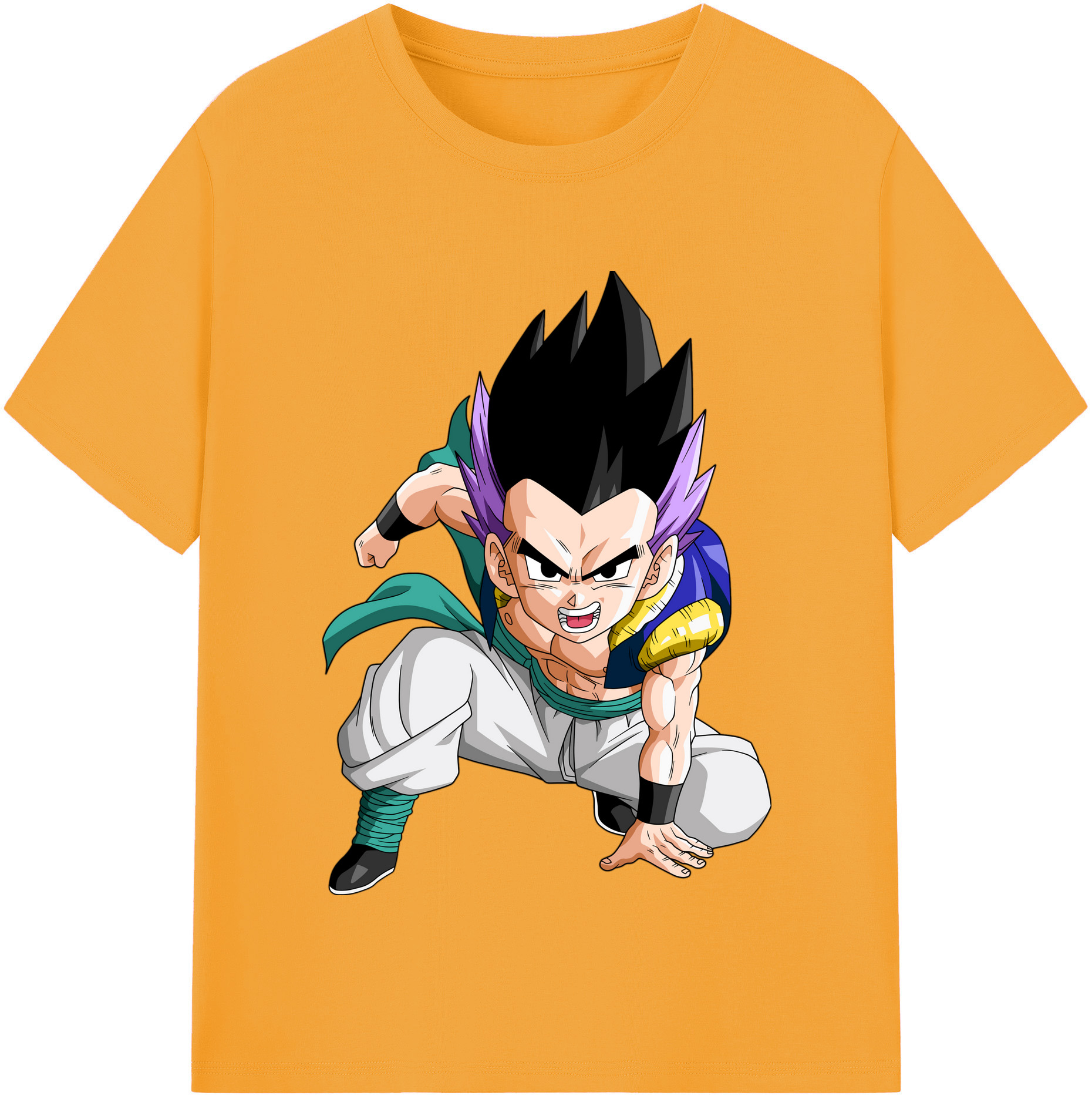 （画像用） ドラゴンボール 孫 悟飯（そんごはん）DRAGON BALL Son Gohan レディースカジュアルプリントTシャツ（綿100％）