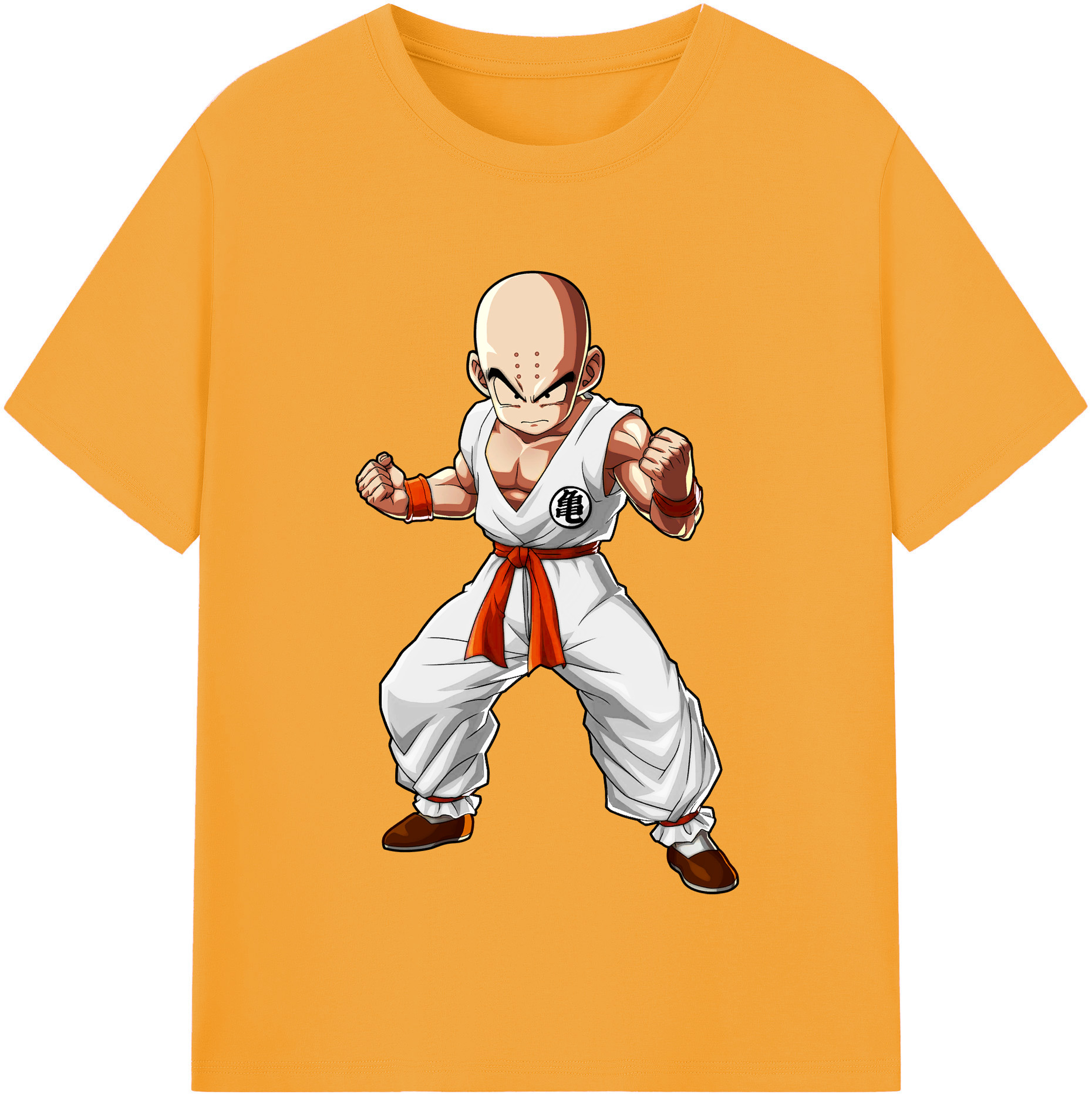 （画像用） ドラゴンボール クリリン DRAGON BALL krillin レディースカジュアルプリントTシャツ（綿100％）