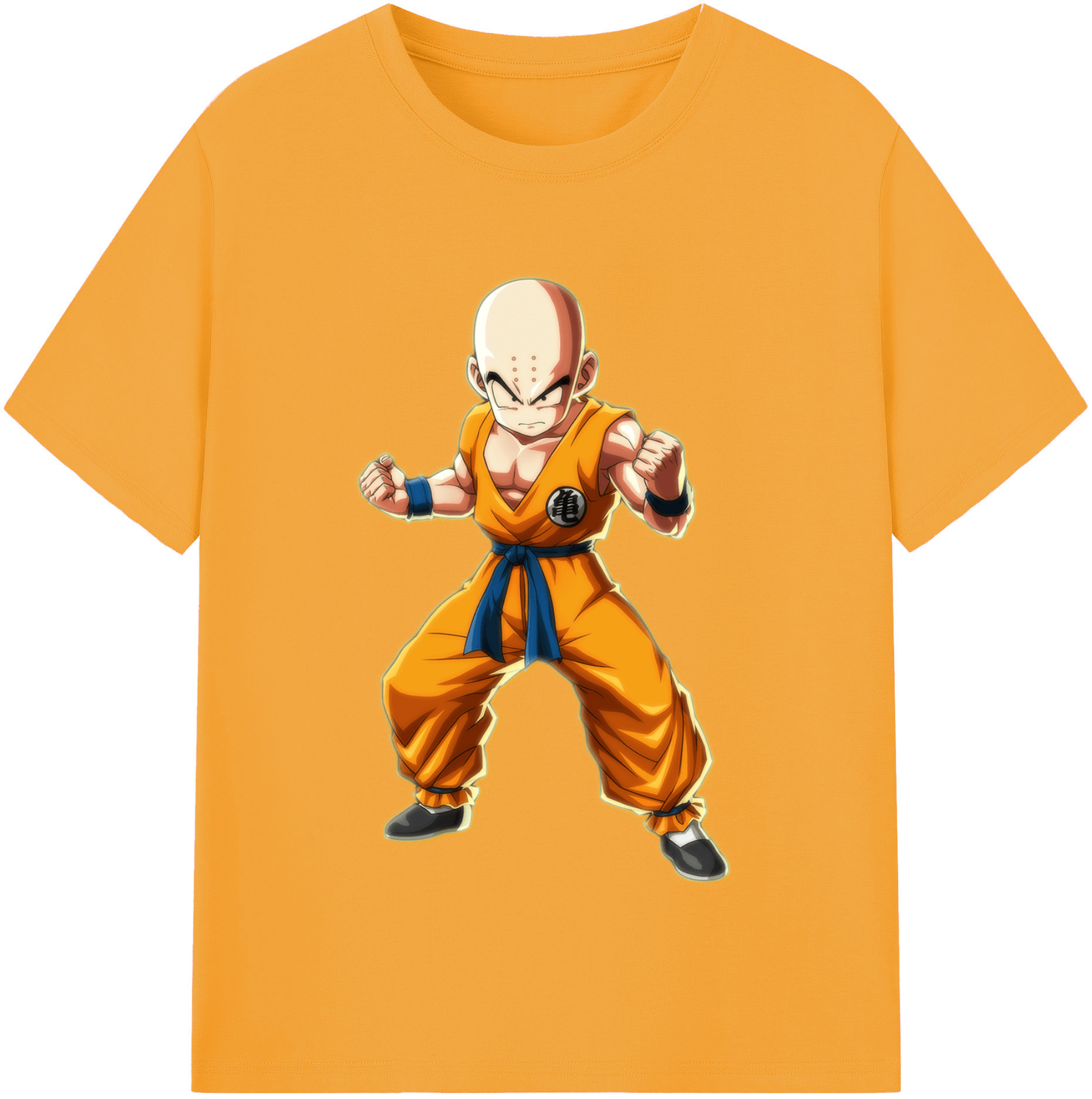 （画像用） ドラゴンボール クリリン DRAGON BALL krillin レディースカジュアルプリントTシャツ（綿100％）