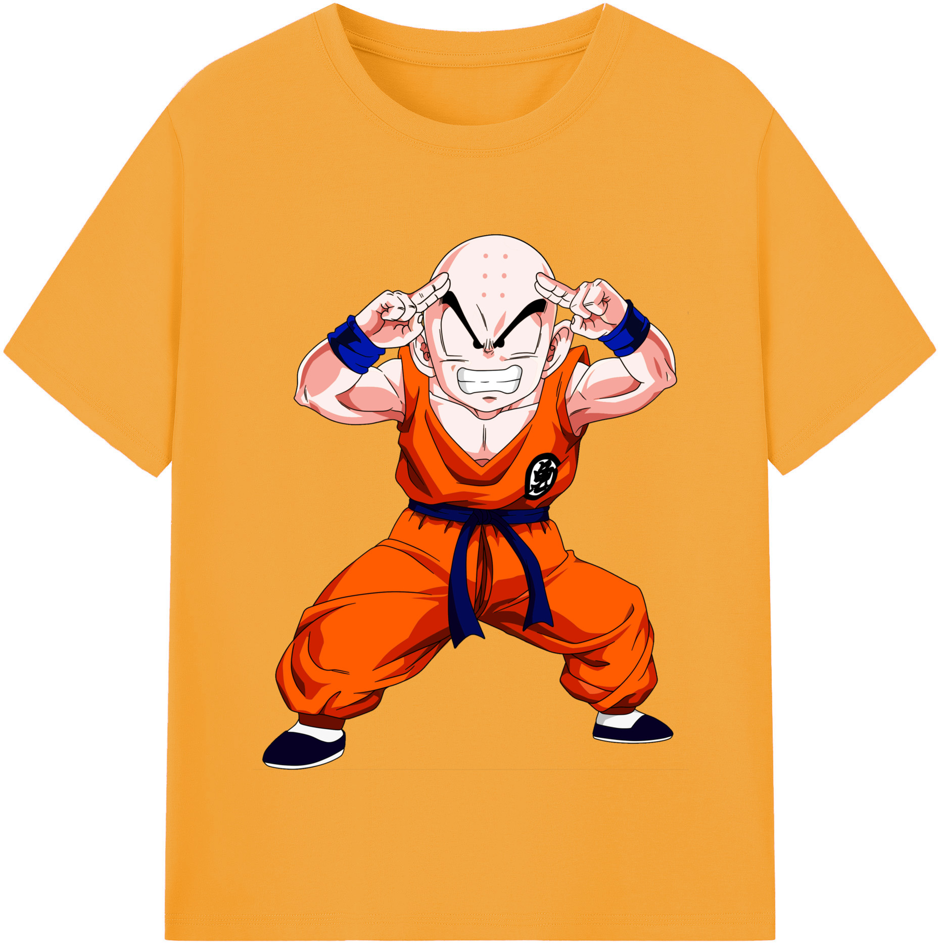 （画像用） ドラゴンボール クリリン DRAGON BALL krillin レディースカジュアルプリントTシャツ（綿100％）