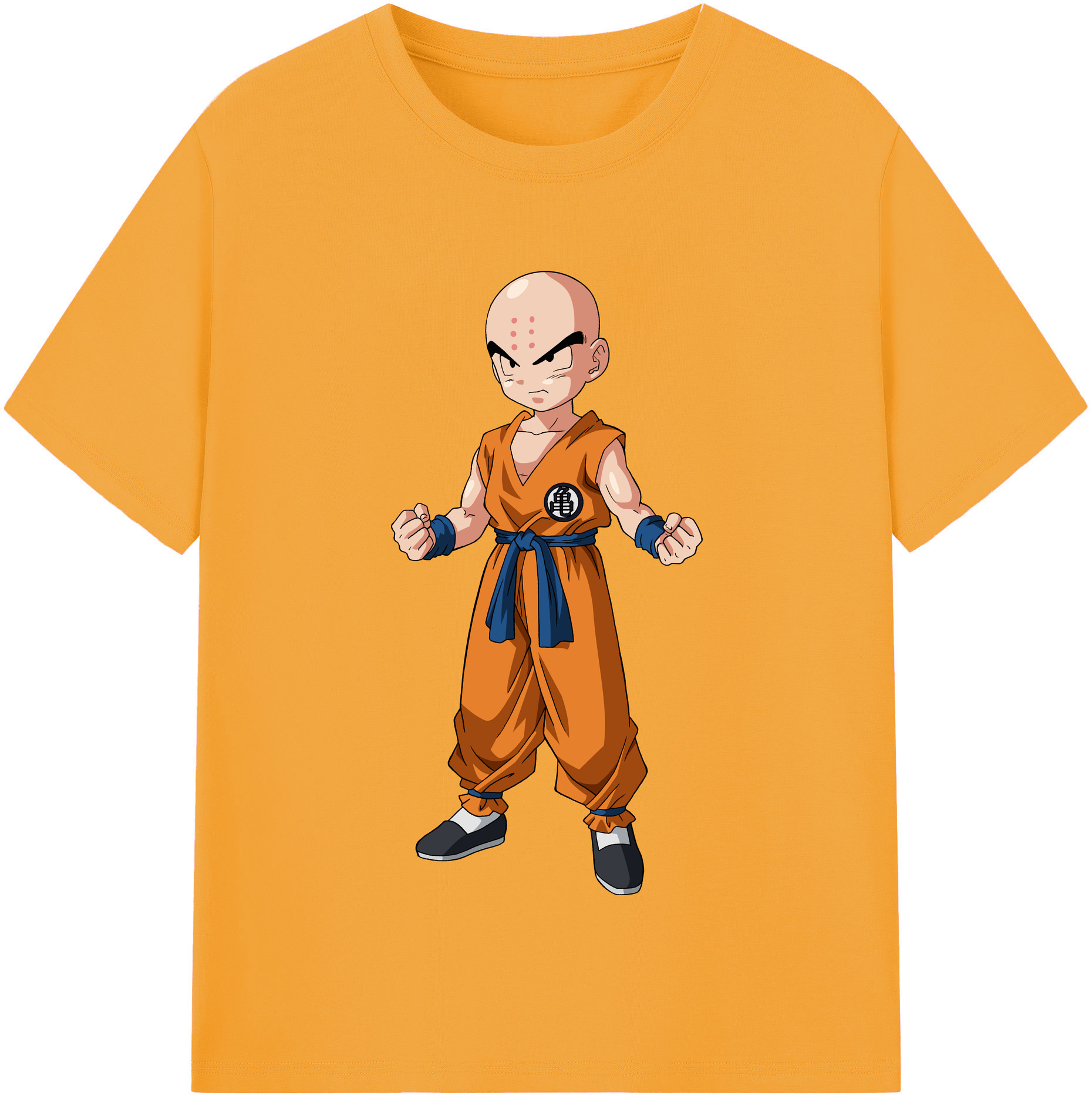 （画像用） ドラゴンボール クリリン DRAGON BALL krillin レディースカジュアルプリントTシャツ（綿100％）