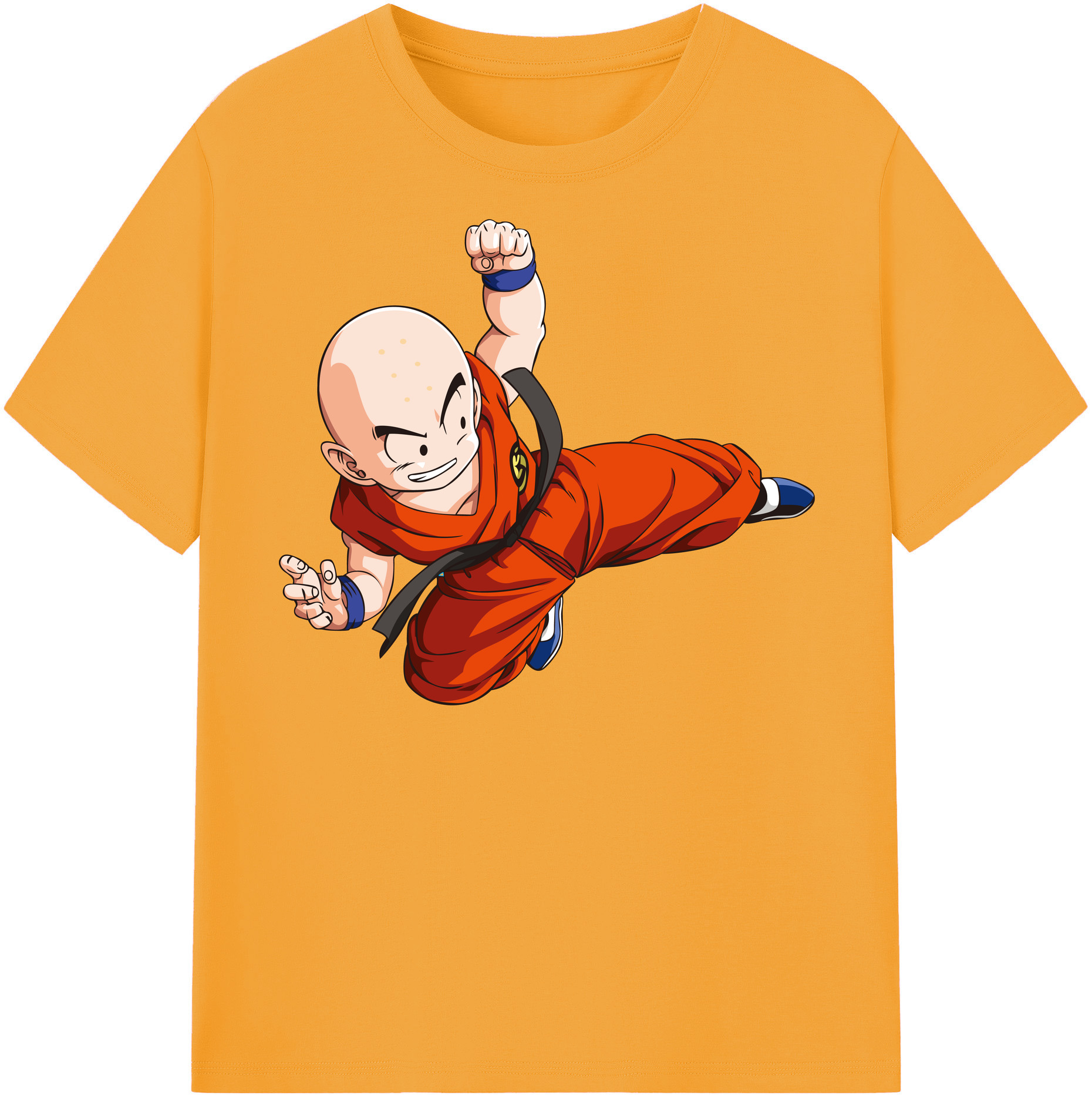 （画像用） ドラゴンボール クリリン DRAGON BALL krillin レディースカジュアルプリントTシャツ（綿100％）