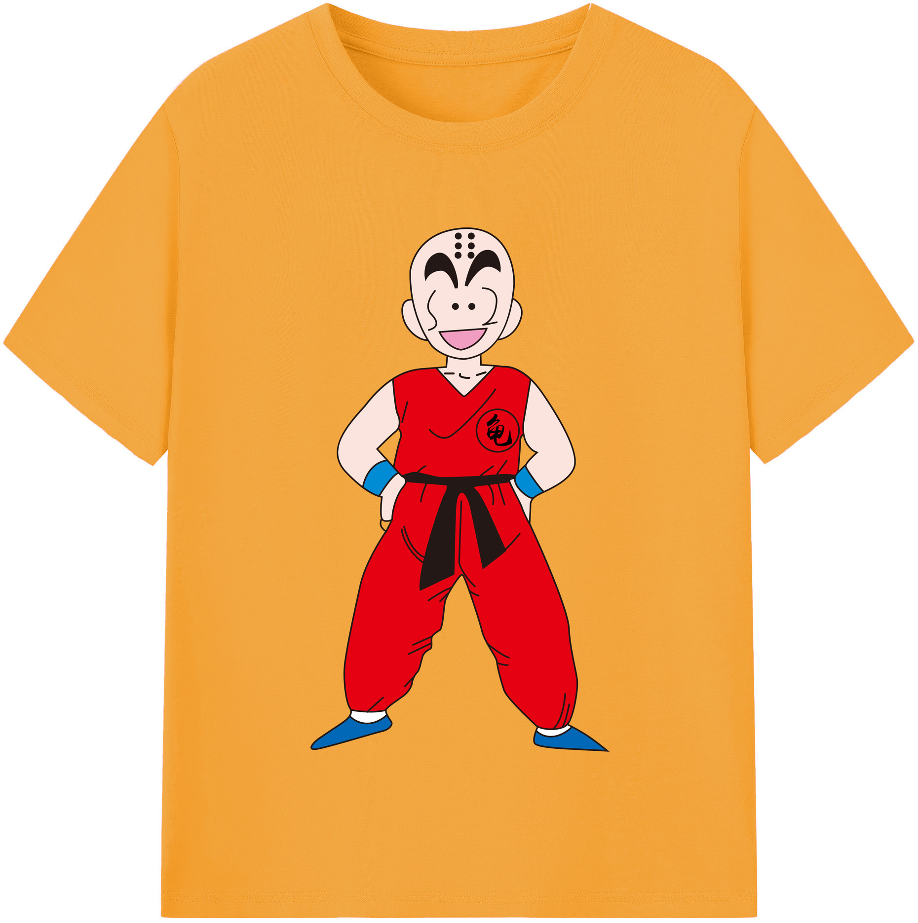 （画像用） ドラゴンボール クリリン DRAGON BALL krillin レディースカジュアルプリントTシャツ（綿100％）