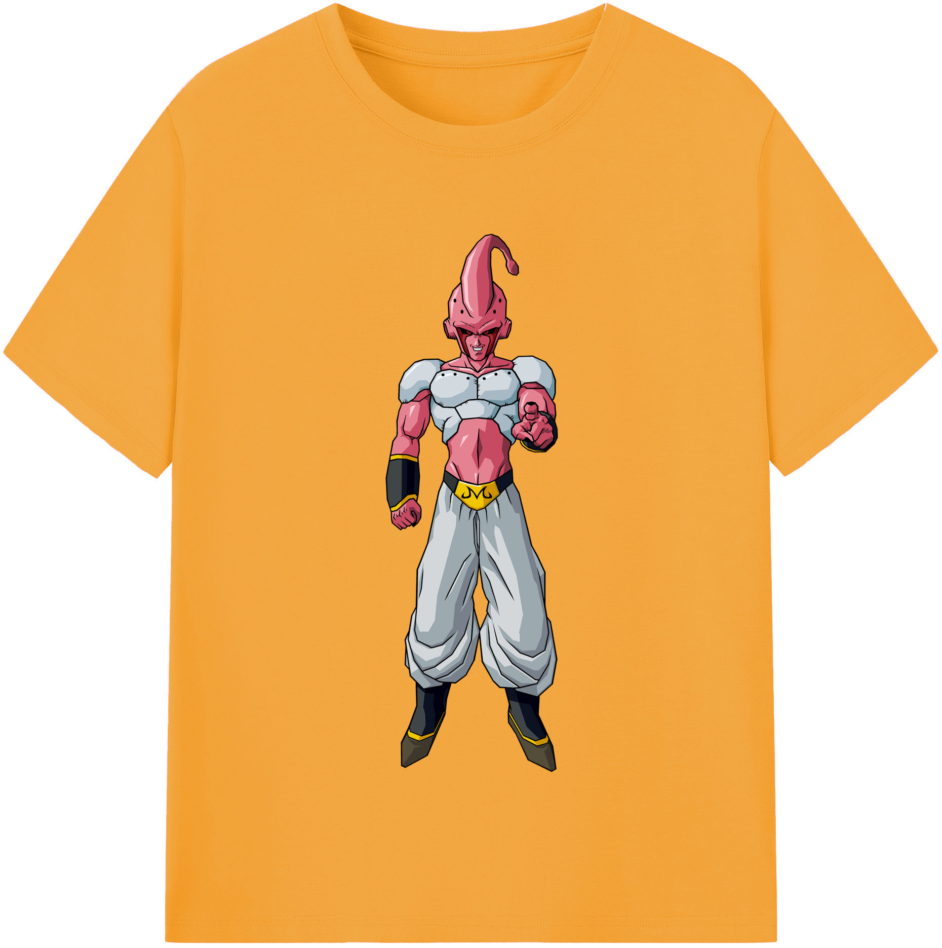 （画像用） ドラゴンボール 魔人ブウ DRAGON BALL Majin Buu レディースカジュアルプリントTシャツ（綿100％）