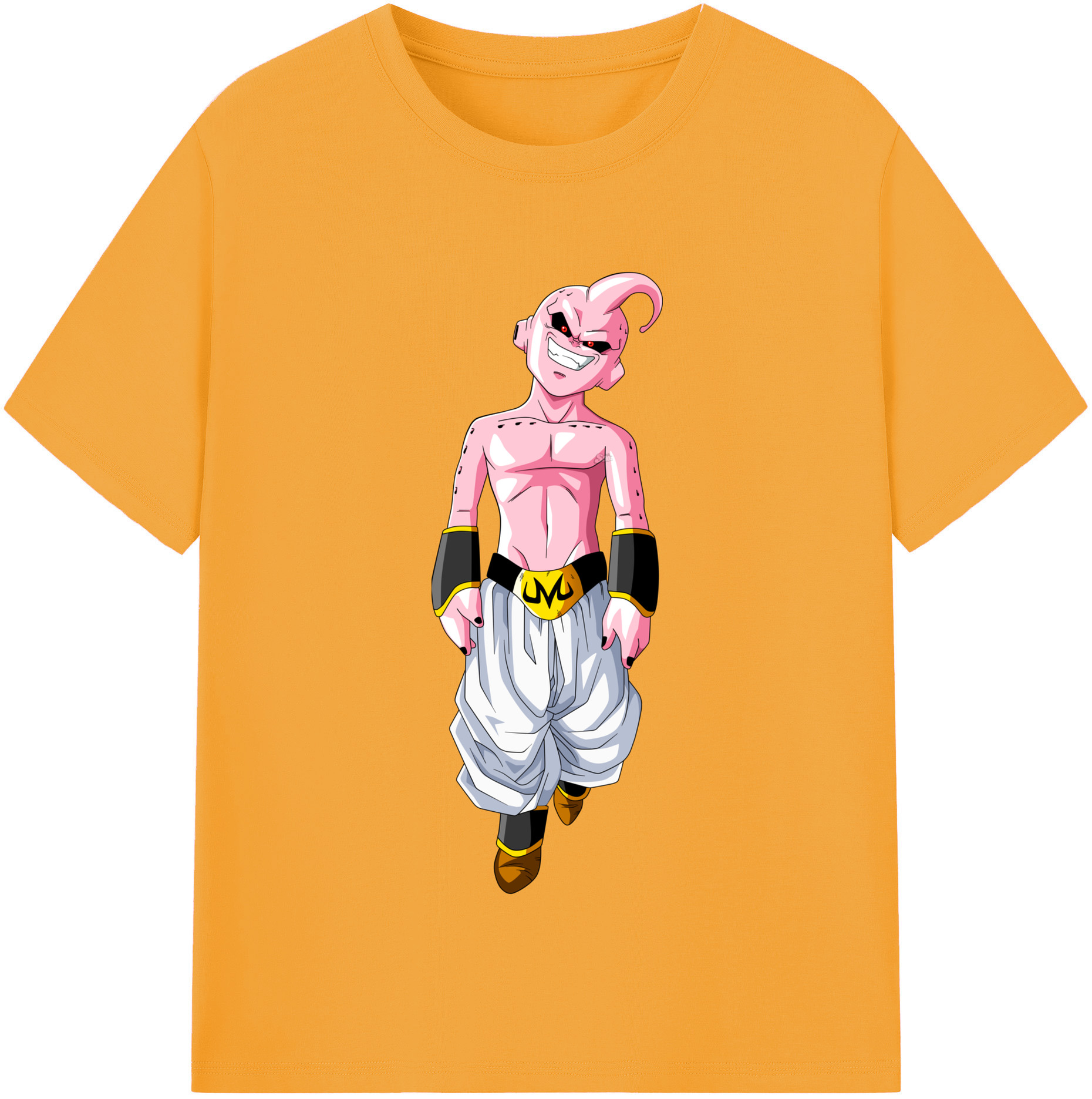 （画像用） ドラゴンボール 魔人ブウ DRAGON BALL Majin Buu レディースカジュアルプリントTシャツ（綿100％）