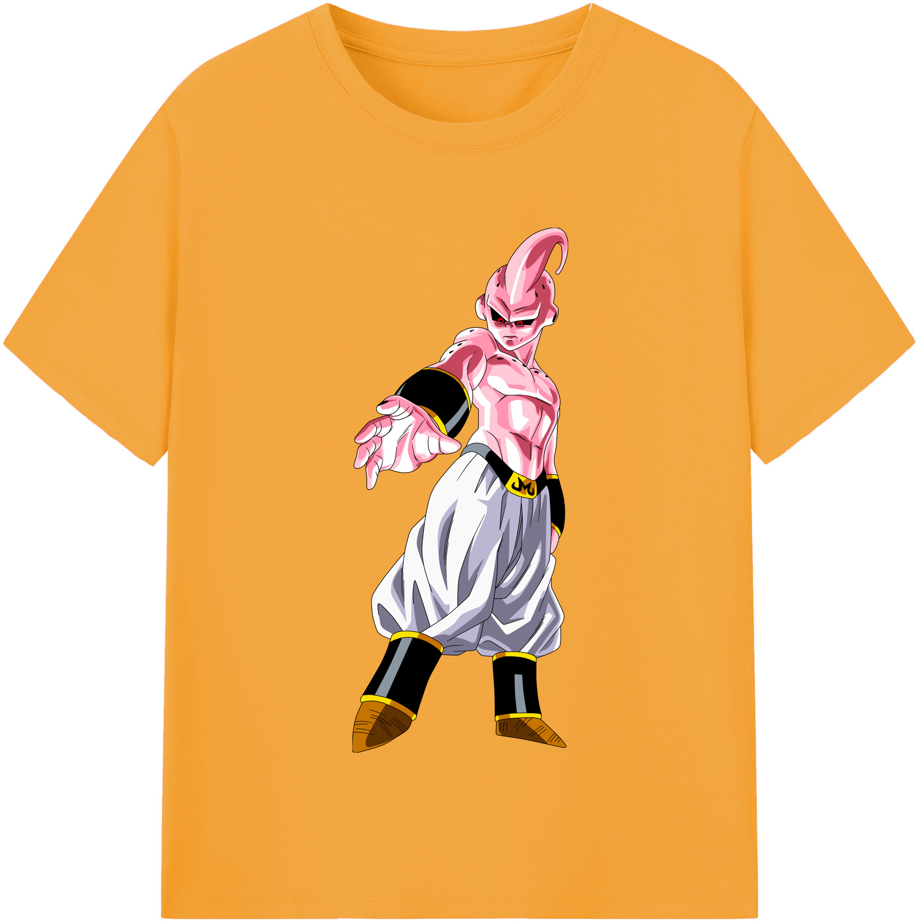 （画像用） ドラゴンボール 魔人ブウ DRAGON BALL Majin Buu レディースカジュアルプリントTシャツ（綿100％）