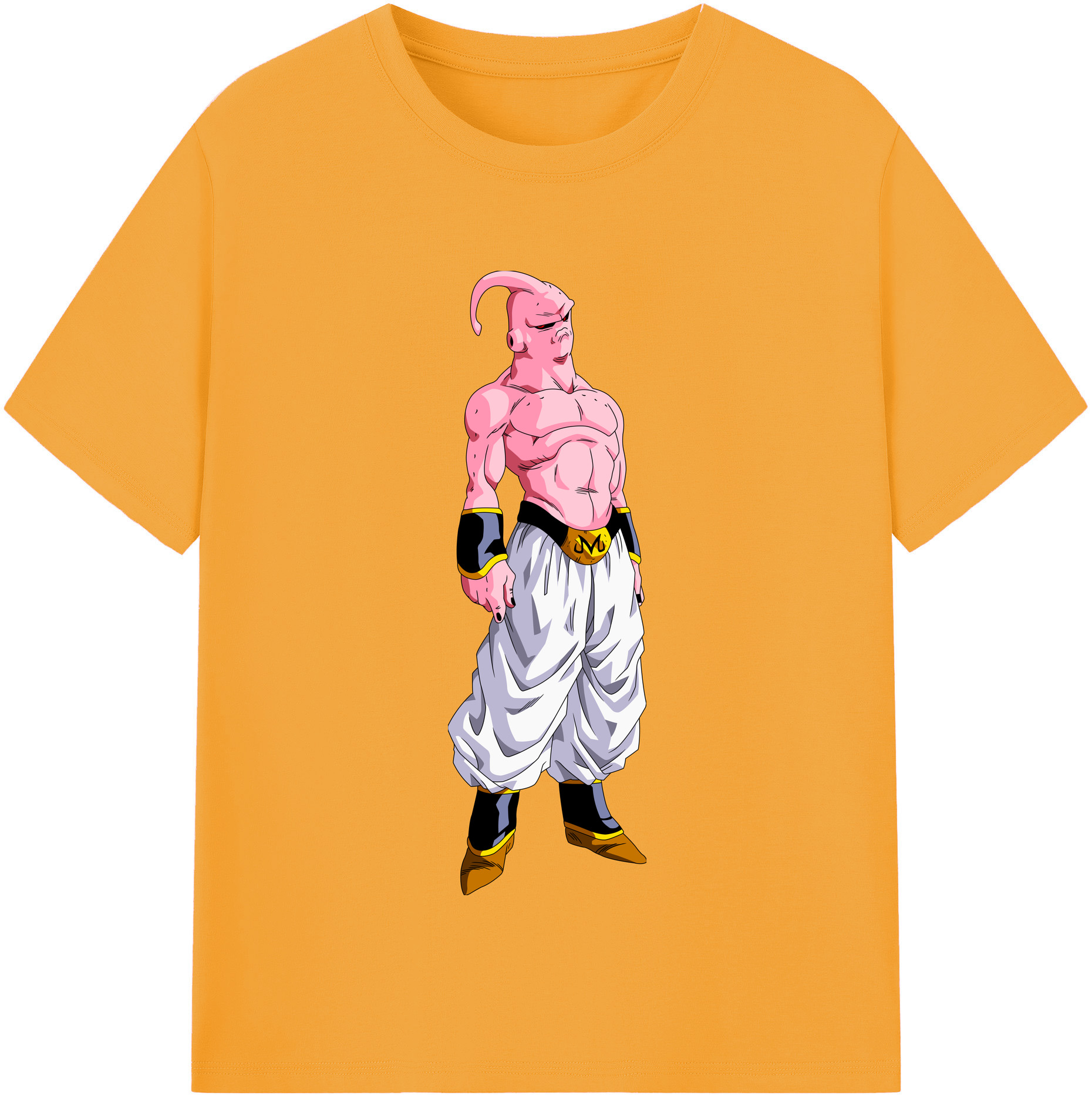 （画像用） ドラゴンボール 魔人ブウ DRAGON BALL Majin Buu レディースカジュアルプリントTシャツ（綿100％）