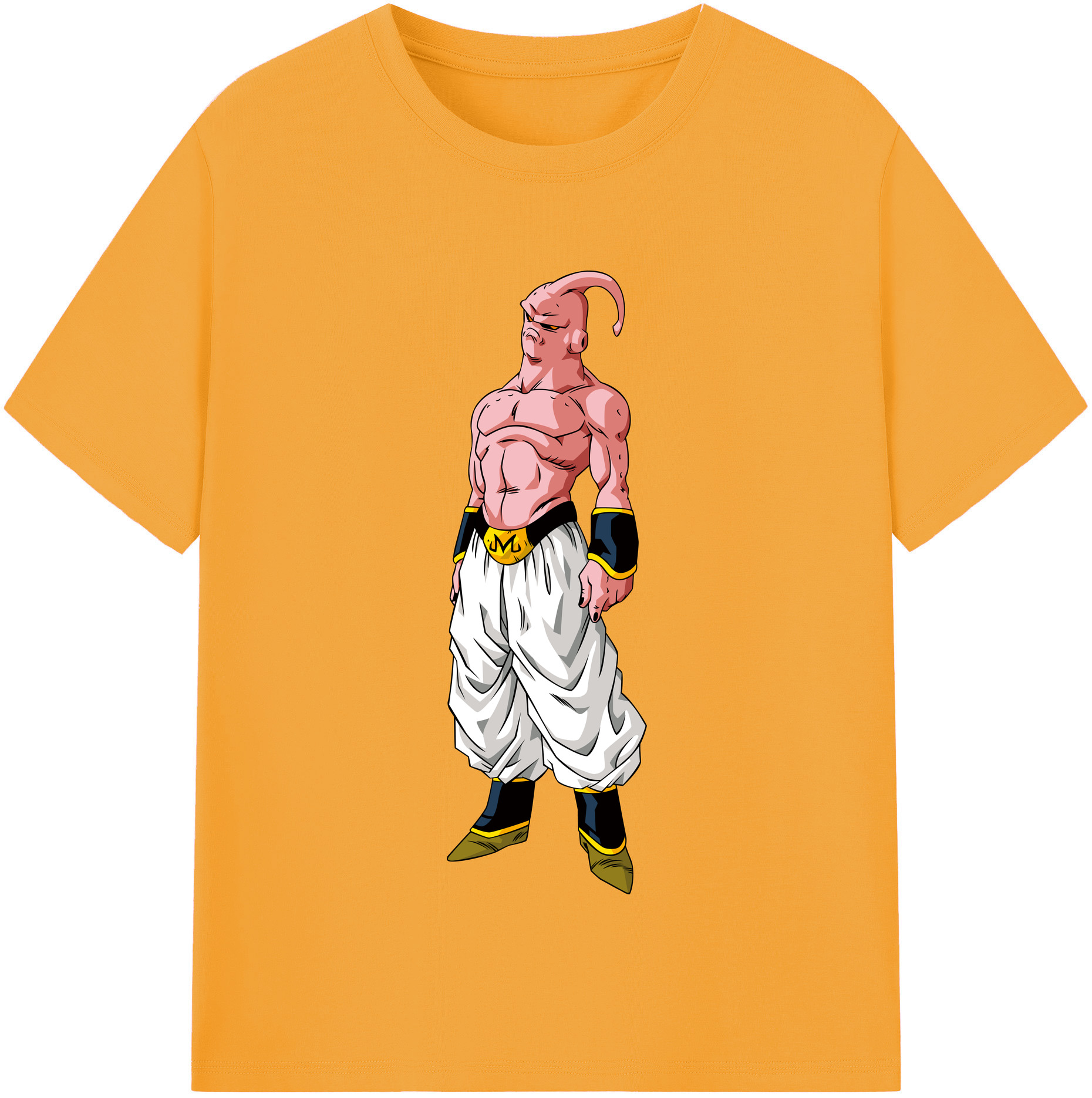 （画像用） ドラゴンボール 魔人ブウ DRAGON BALL Majin Buu レディースカジュアルプリントTシャツ（綿100％）
