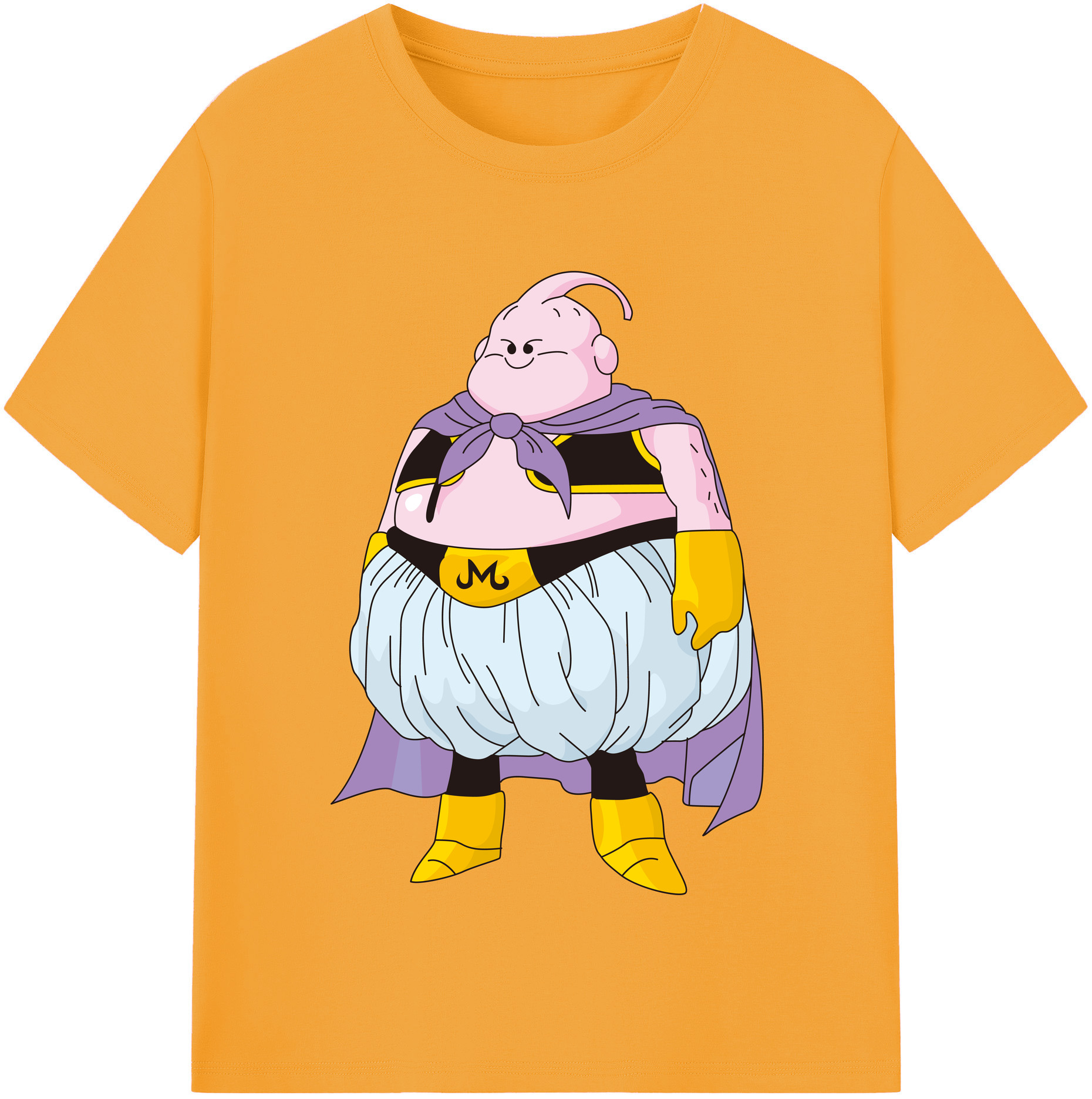 （画像用） ドラゴンボール 魔人ブウ DRAGON BALL Majin Buu レディースカジュアルプリントTシャツ（綿100％）