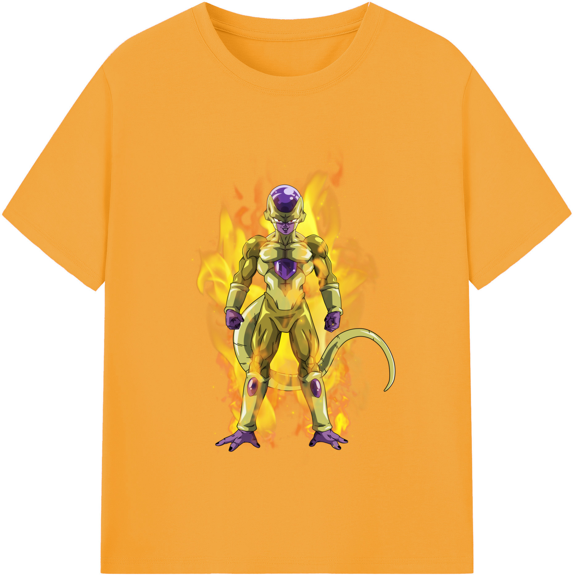 （画像用） ドラゴンボール フリーザ DRAGON BALL Frieza レディースカジュアルプリントTシャツ（綿100％）
