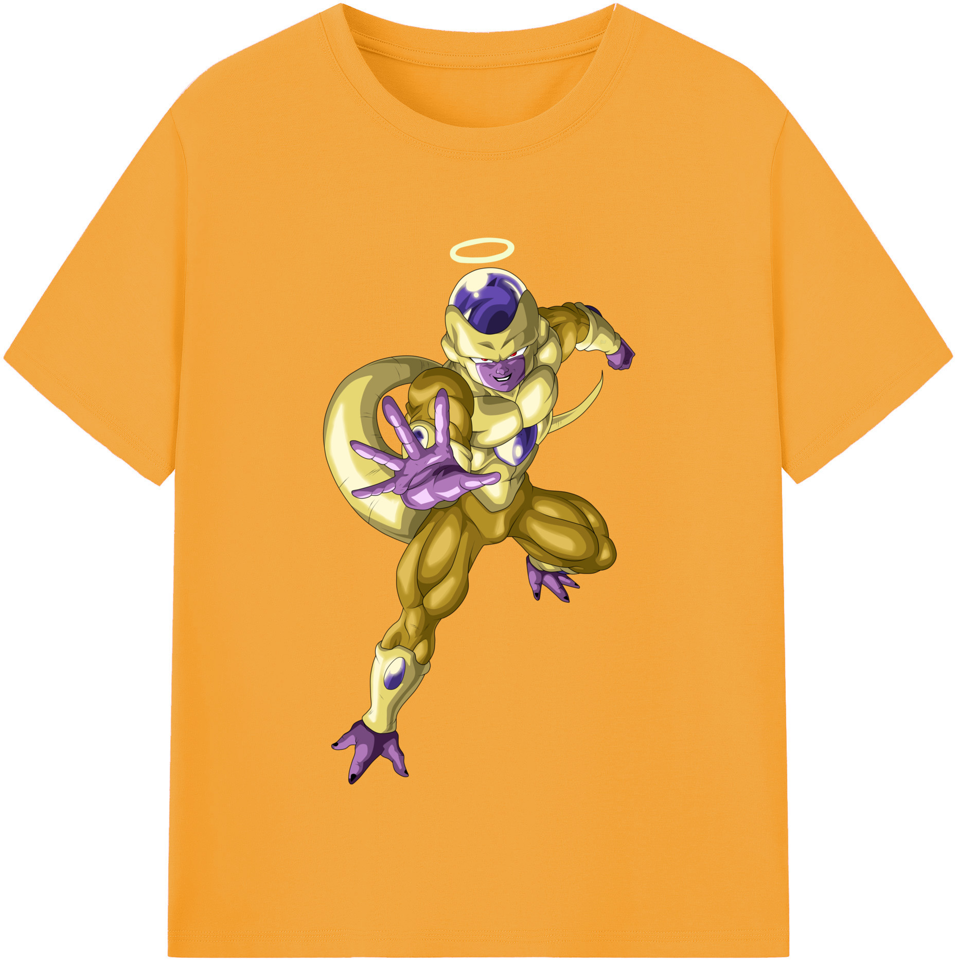 （画像用） ドラゴンボール フリーザ DRAGON BALL Frieza レディースカジュアルプリントTシャツ（綿100％）