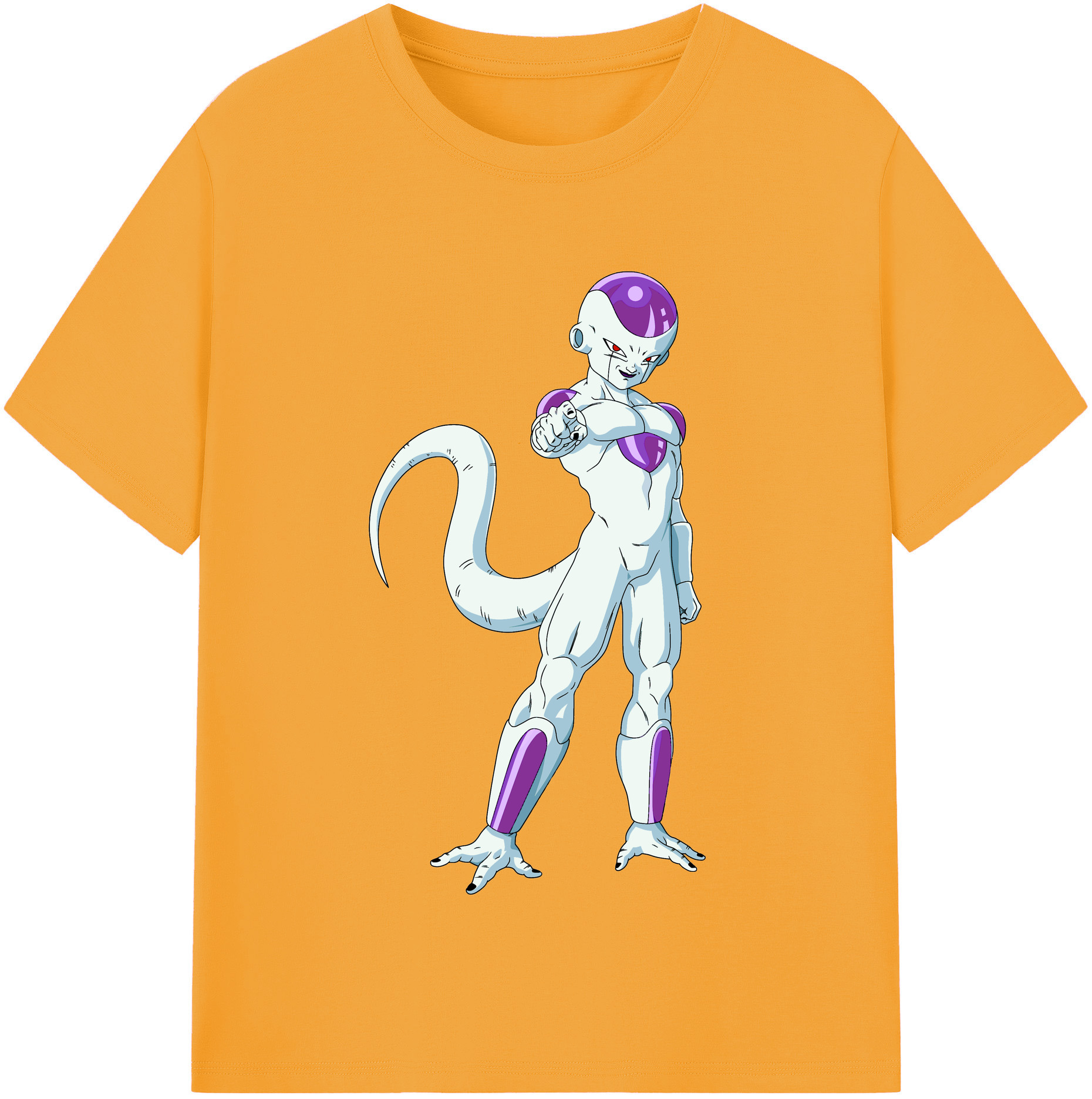 （画像用） ドラゴンボール フリーザ DRAGON BALL Frieza レディースカジュアルプリントTシャツ（綿100％）