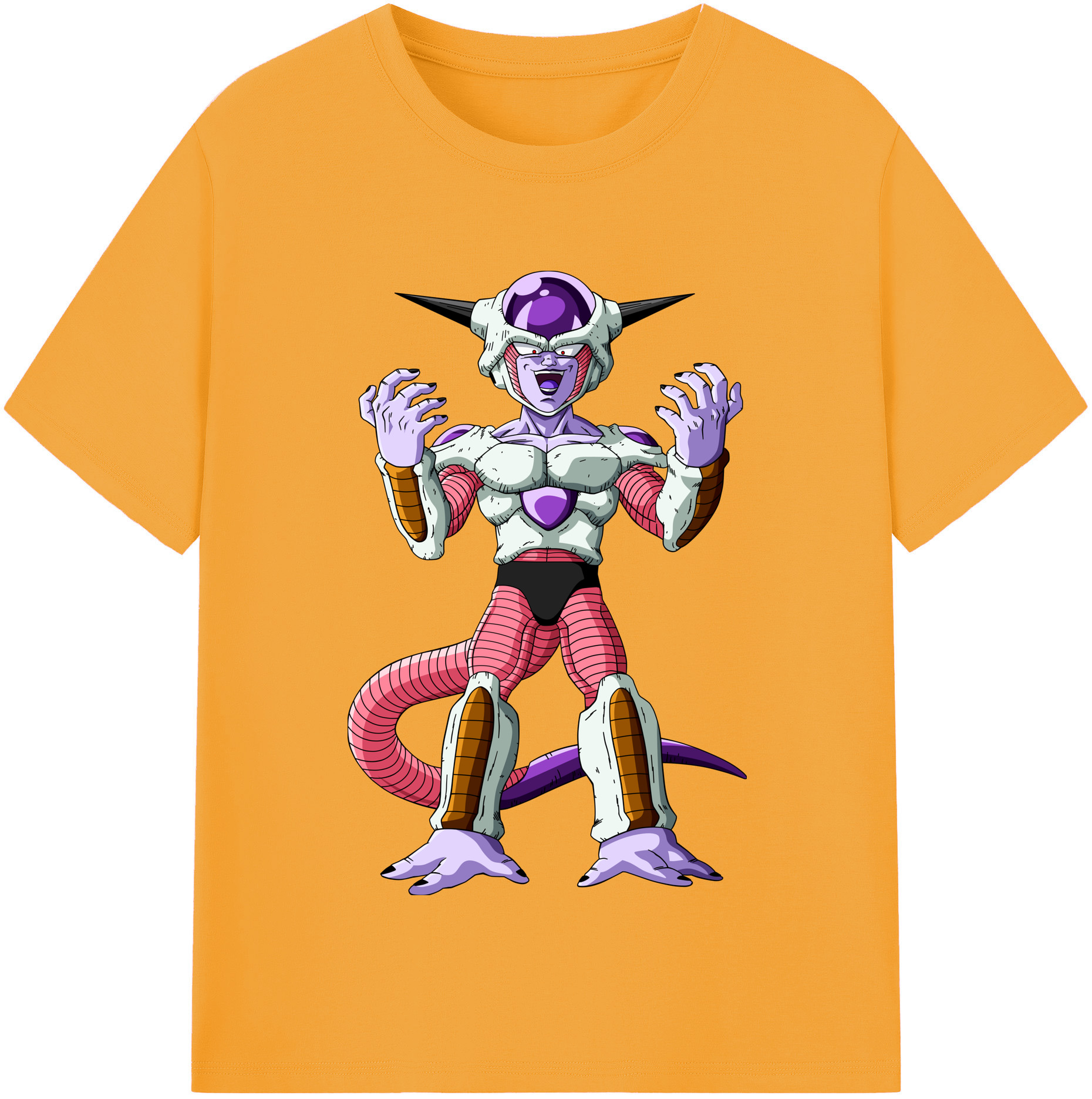 （画像用） ドラゴンボール フリーザ DRAGON BALL Frieza レディースカジュアルプリントTシャツ（綿100％）