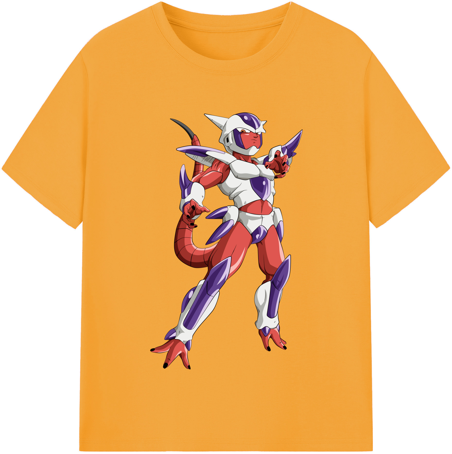 （画像用） ドラゴンボール フリーザ DRAGON BALL Frieza レディースカジュアルプリントTシャツ（綿100％）