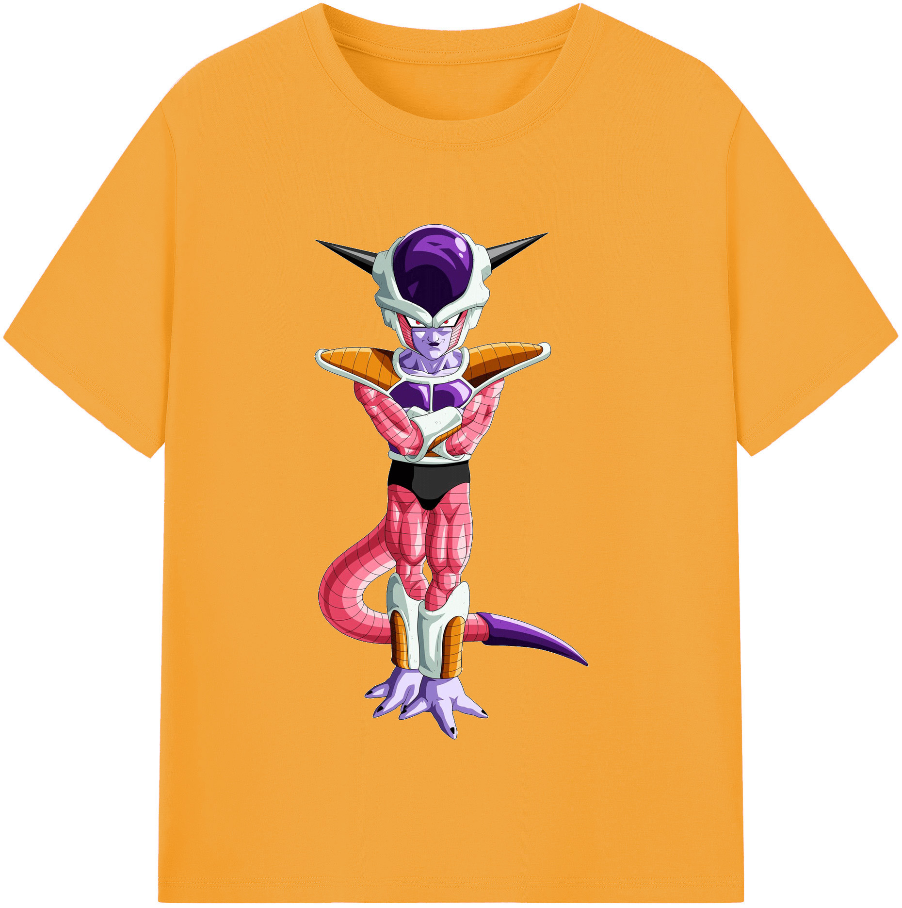 （画像用） ドラゴンボール フリーザ DRAGON BALL Frieza レディースカジュアルプリントTシャツ（綿100％）