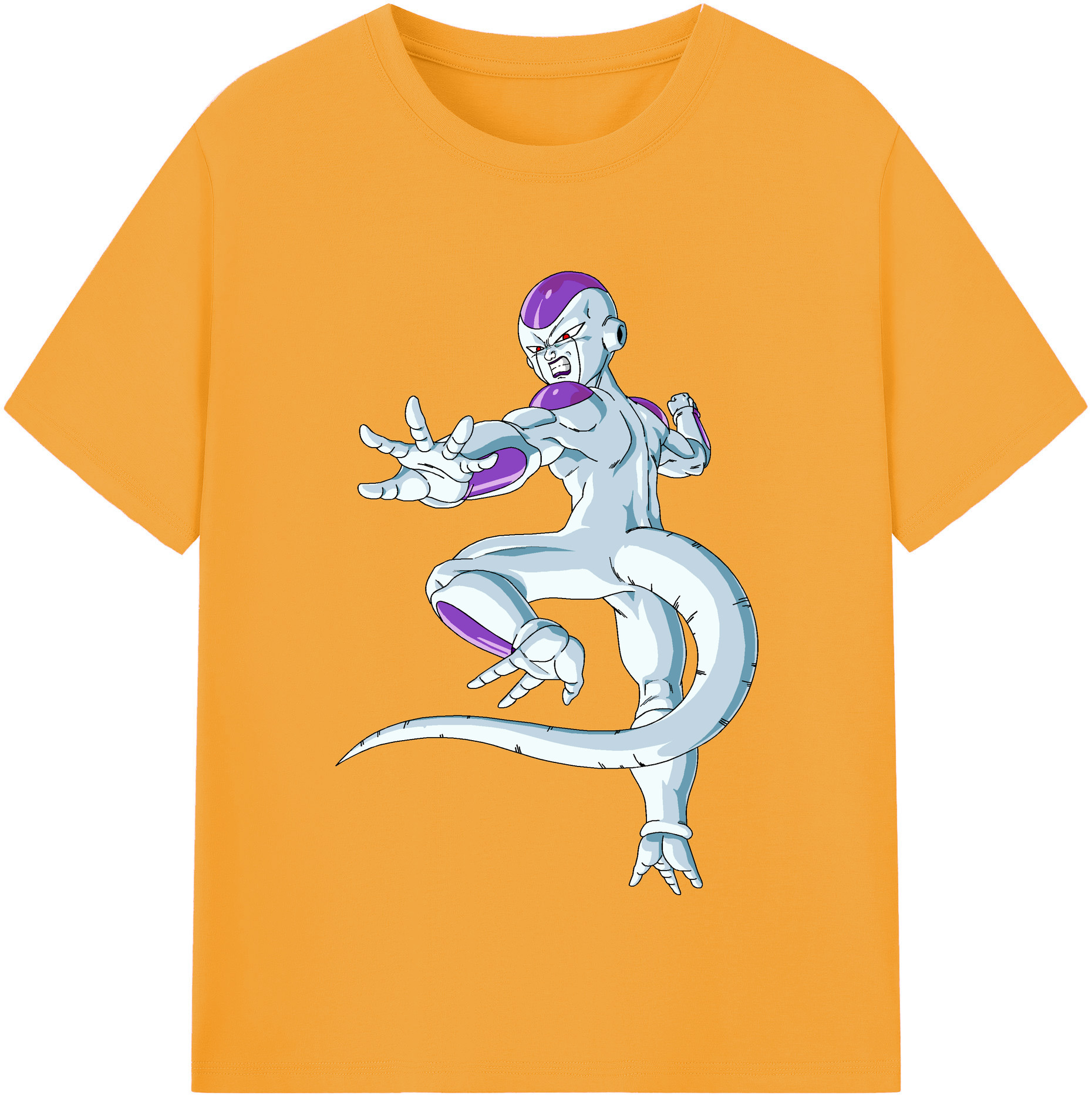 （画像用） ドラゴンボール フリーザ DRAGON BALL Frieza レディースカジュアルプリントTシャツ（綿100％）