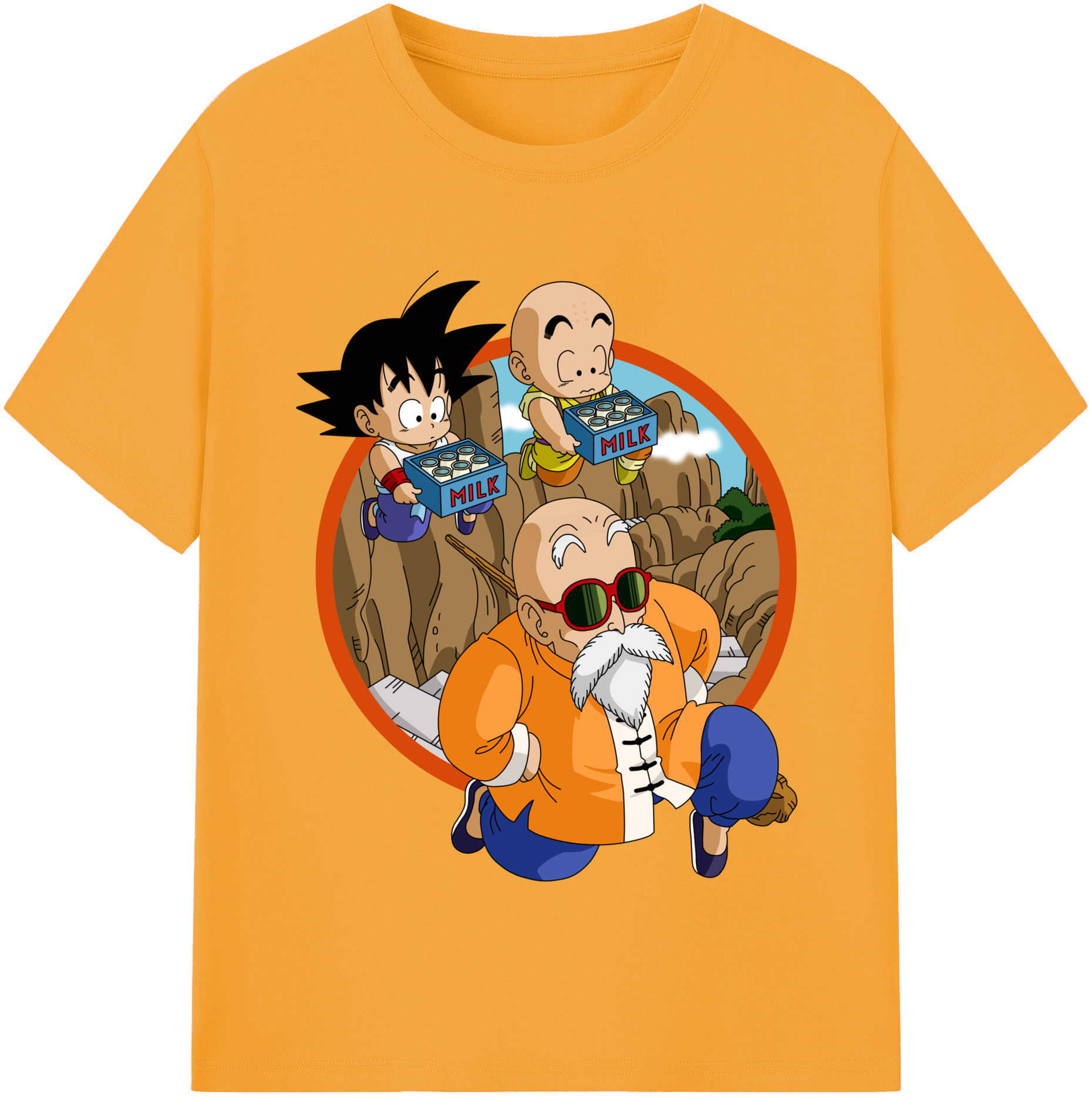 （画像用） ドラゴンボール 亀仙人（かめせんにん） DRAGON BALL Master Roshi Kame Sennin レディースカジュアルプリントTシャツ（綿100％）