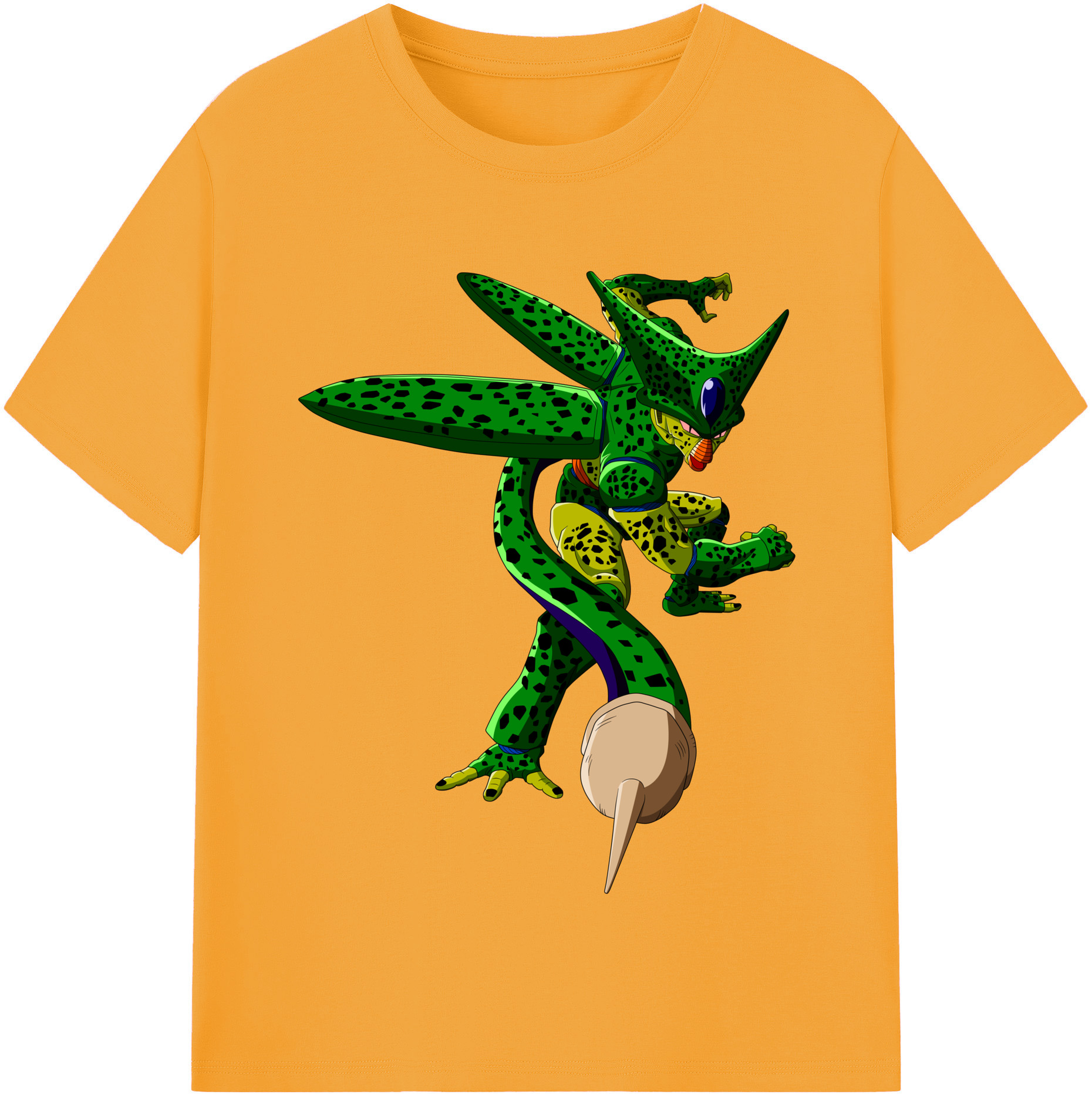 （画像用） ドラゴンボール セル DRAGON BALL Cell レディースカジュアルプリントTシャツ（綿100％）