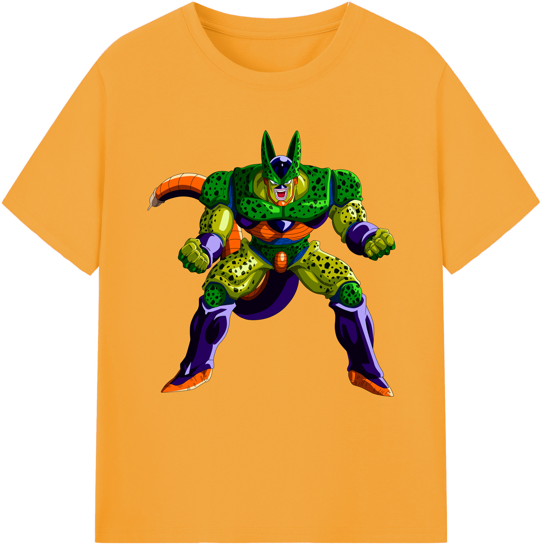 （画像用） ドラゴンボール セル DRAGON BALL Cell レディースカジュアルプリントTシャツ（綿100％）