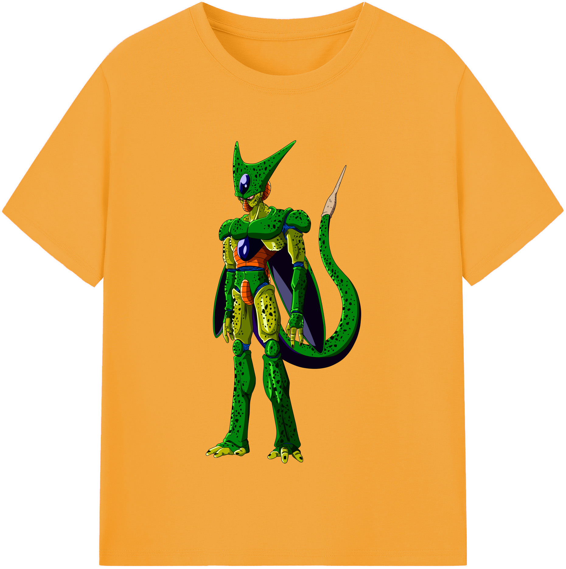 （画像用） ドラゴンボール セル DRAGON BALL Cell レディースカジュアルプリントTシャツ（綿100％）