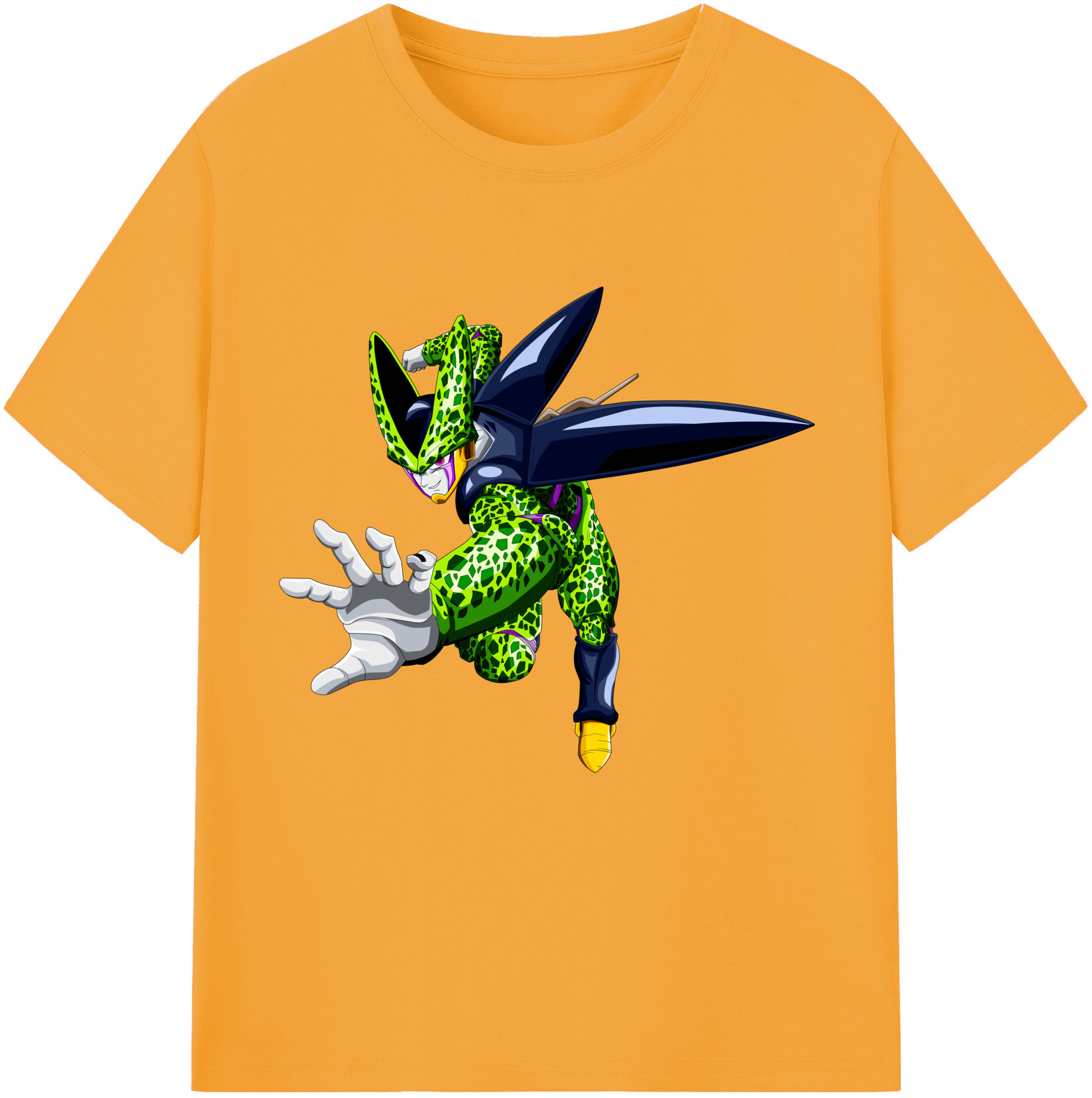 （画像用） ドラゴンボール セル DRAGON BALL Cell レディースカジュアルプリントTシャツ（綿100％）
