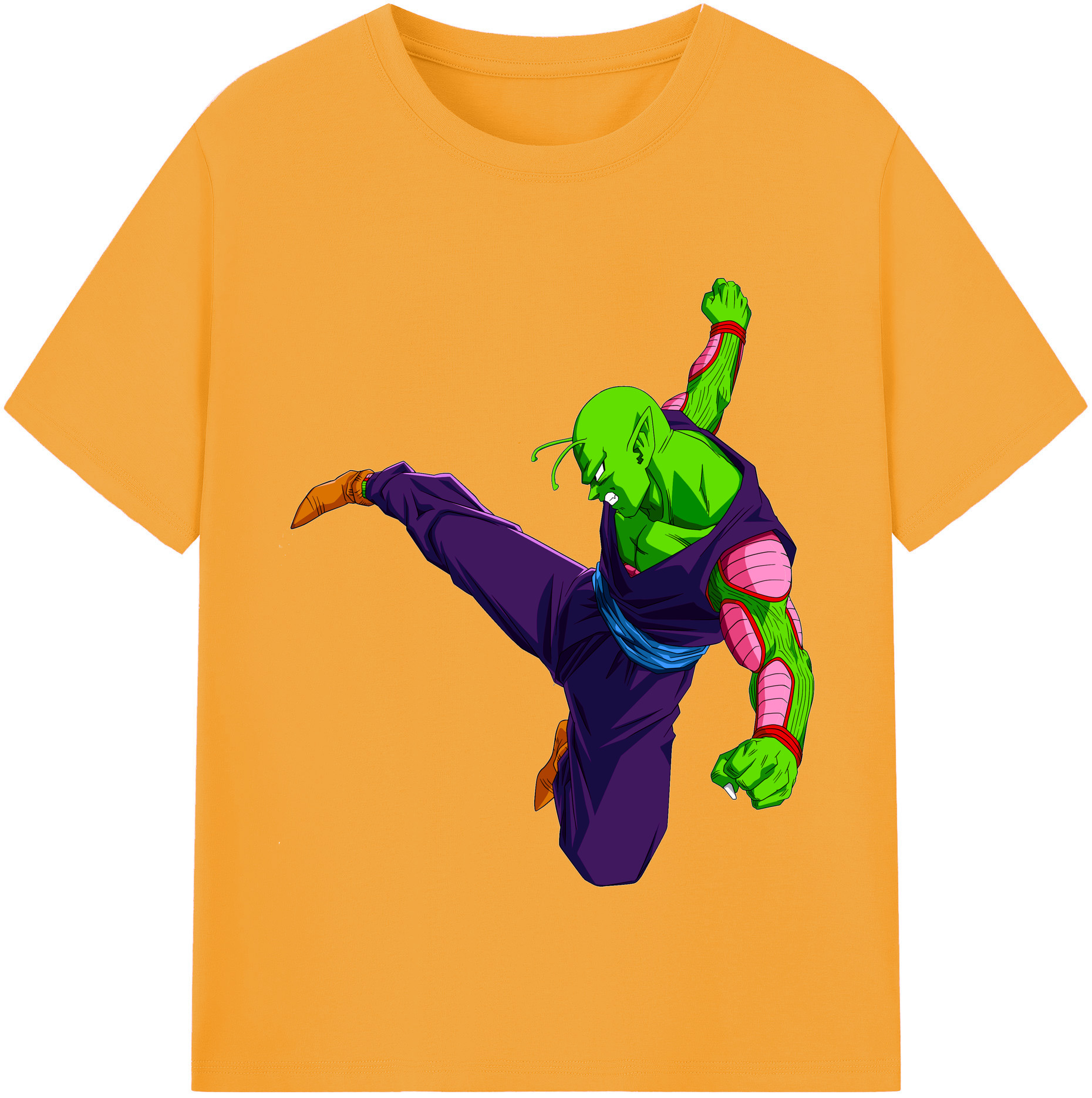（画像用） ドラゴンボール ピッコロ DRAGON BALL Piccolo レディースカジュアルプリントTシャツ（綿100％）