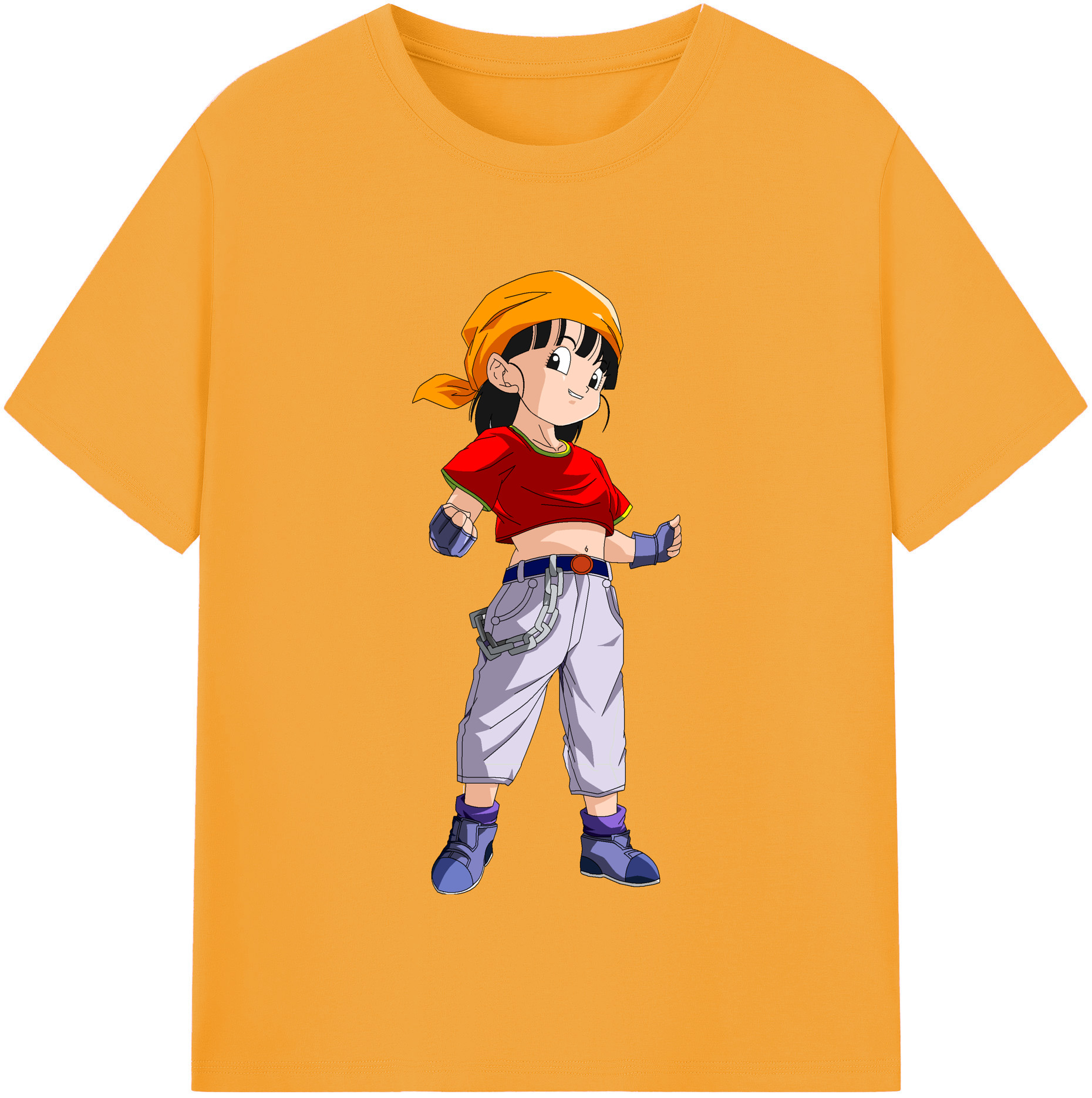 （画像用） ドラゴンボール パン DRAGON BALL Pan レディースカジュアルプリントTシャツ（綿100％）