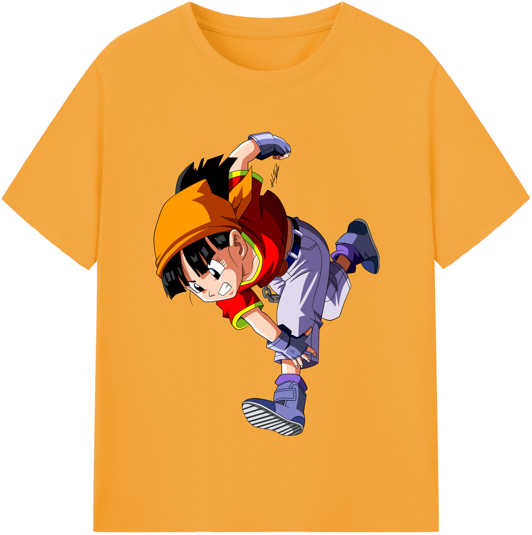 （画像用） ドラゴンボール パン DRAGON BALL Pan レディースカジュアルプリントTシャツ（綿100％）