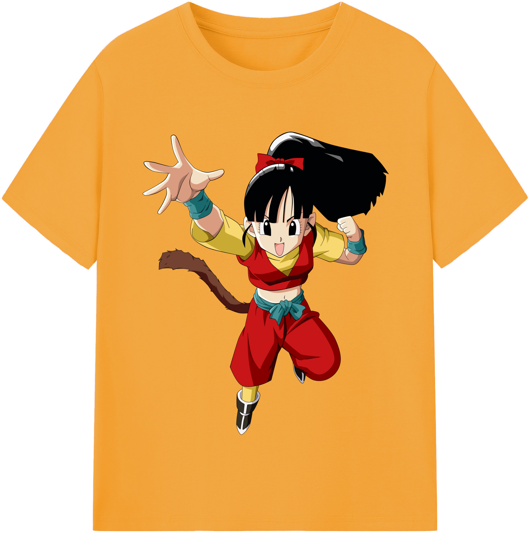 （画像用） ドラゴンボール パン DRAGON BALL Pan レディースカジュアルプリントTシャツ（綿100％）
