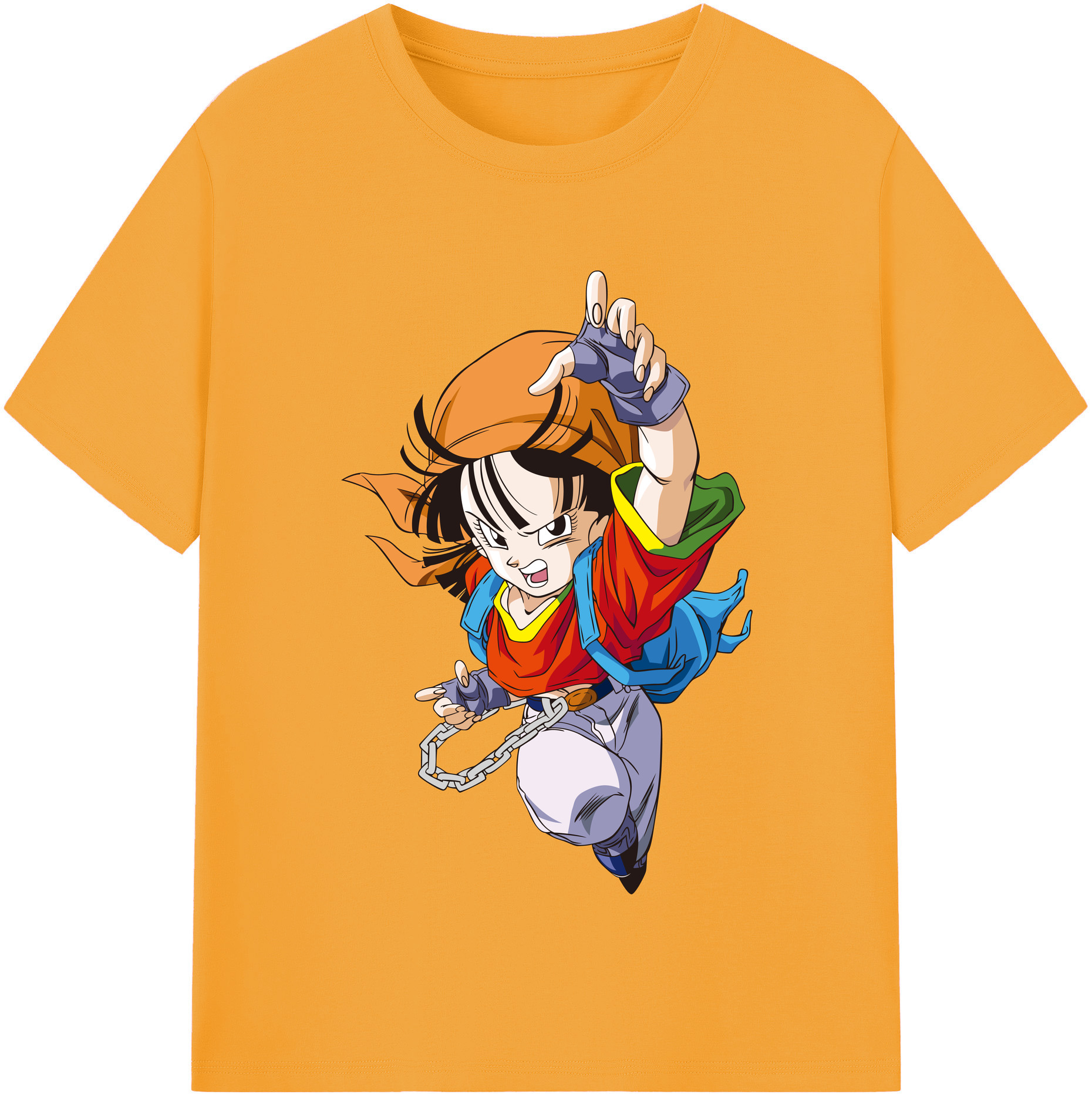 （画像用） ドラゴンボール パン DRAGON BALL Pan レディースカジュアルプリントTシャツ（綿100％）