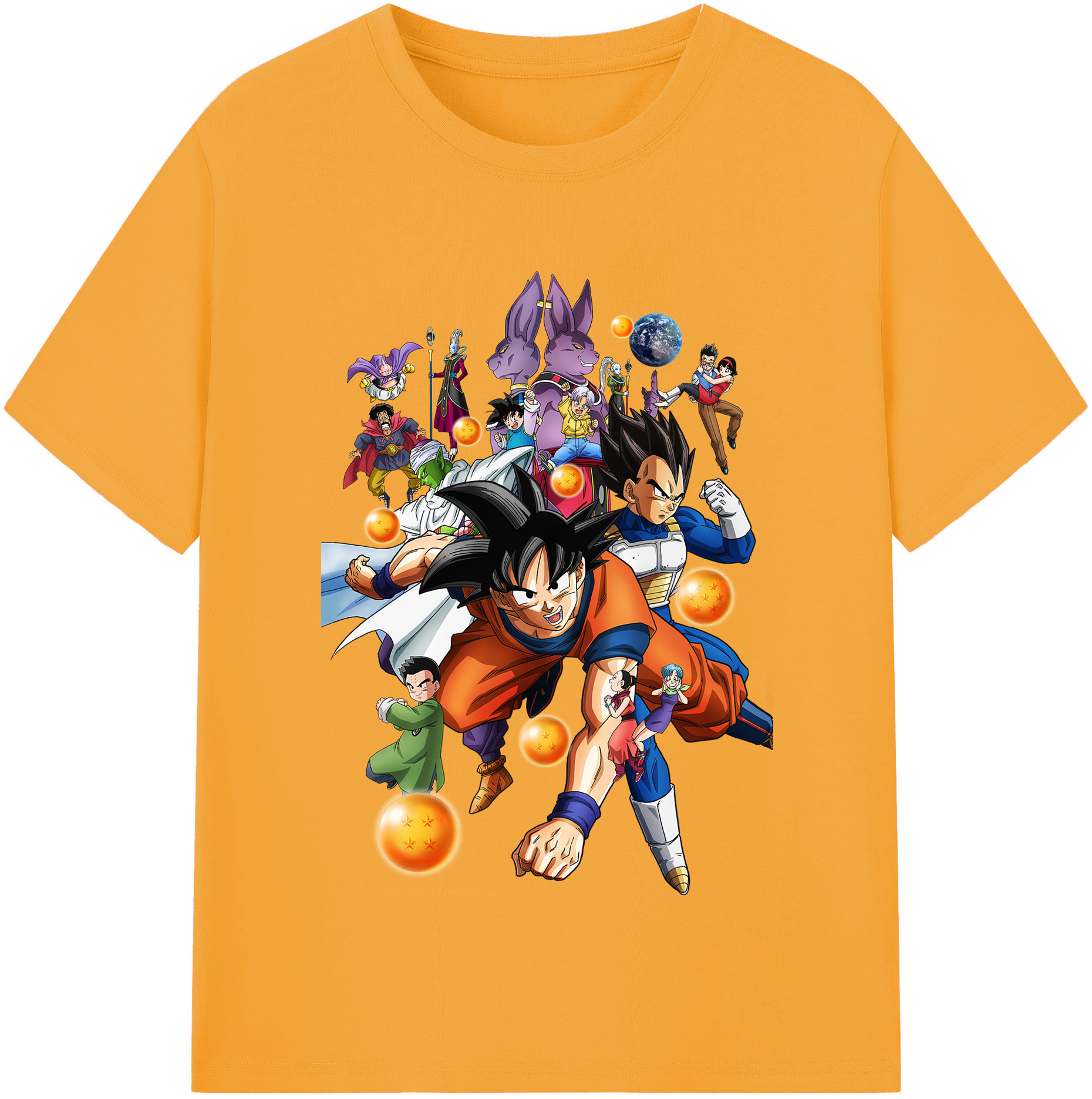 （画像用） ドラゴンボール DRAGON BALL レディースカジュアルプリントTシャツ（綿100％）