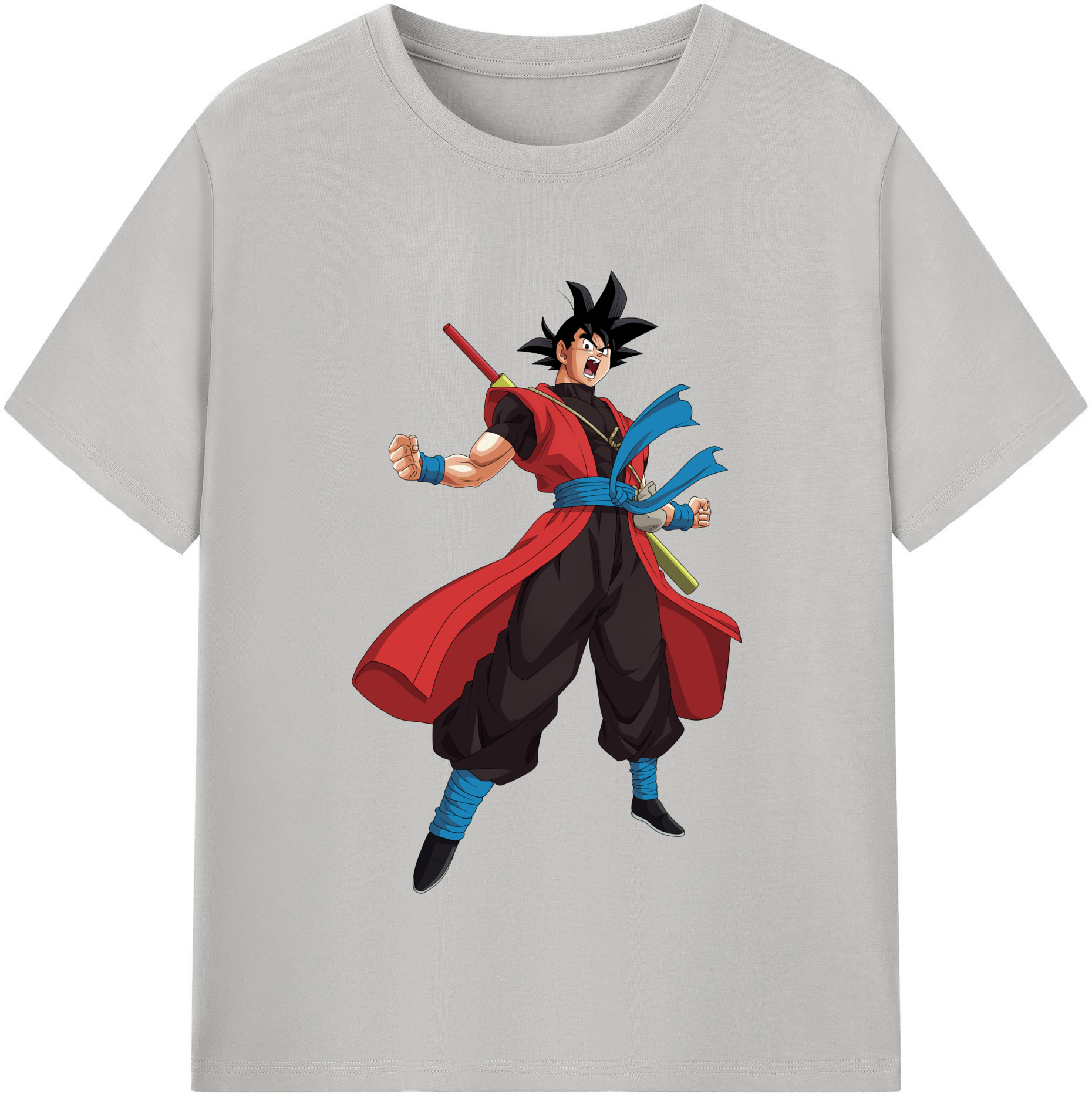 （画像用） ドラゴンボール 孫悟空（そん ごくう）Son Goku カカロット DRAGON BALL Kakarotto レディースカジュアルプリントTシャツ（綿100％）