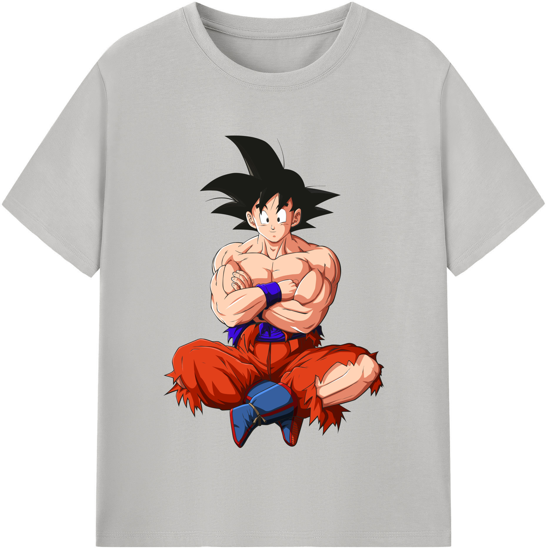 （画像用） ドラゴンボール 孫悟空（そん ごくう）Son Goku カカロット DRAGON BALL Kakarotto レディースカジュアルプリントTシャツ（綿100％）