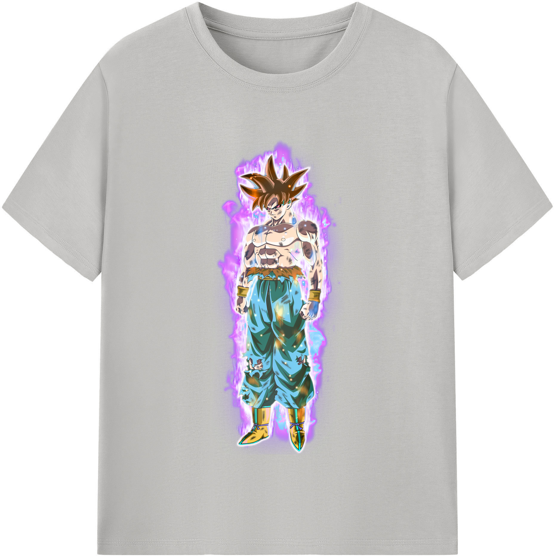 （画像用） ドラゴンボール 孫悟空（そん ごくう）Son Goku カカロット DRAGON BALL Kakarotto レディースカジュアルプリントTシャツ（綿100％）