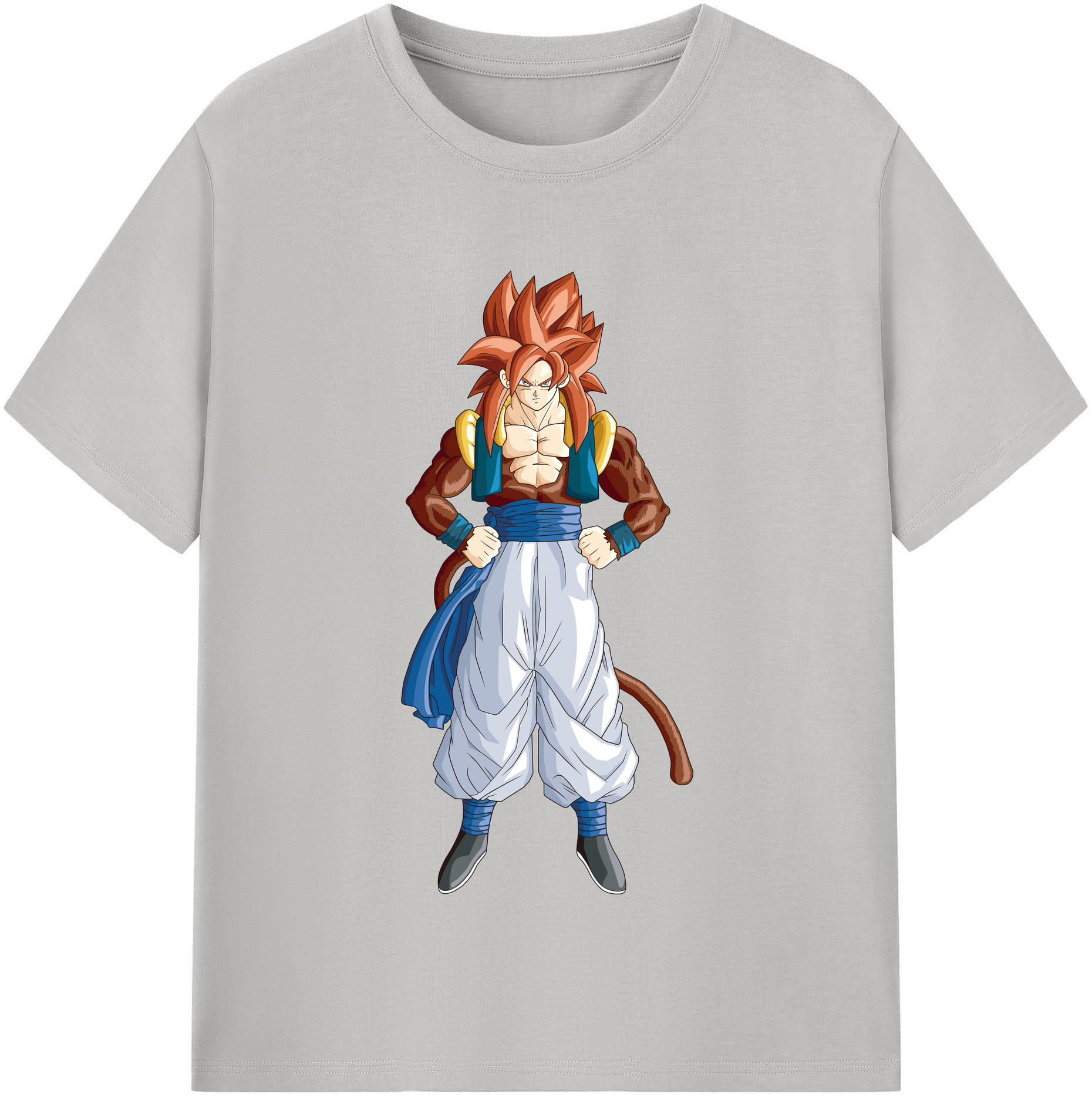 （画像用） ドラゴンボール 孫悟空（そん ごくう）Son Goku カカロット DRAGON BALL Kakarotto レディースカジュアルプリントTシャツ（綿100％）