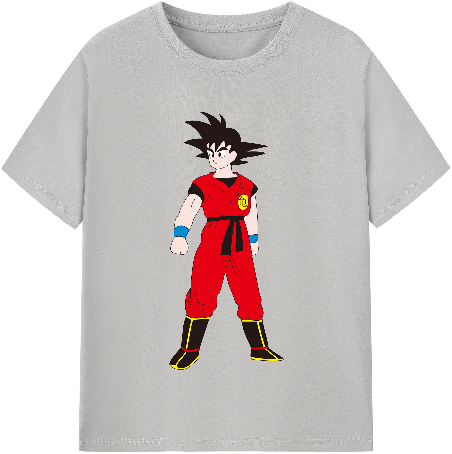 （画像用） ドラゴンボール 孫悟空（そん ごくう）Son Goku カカロット DRAGON BALL Kakarotto レディースカジュアルプリントTシャツ（綿100％）