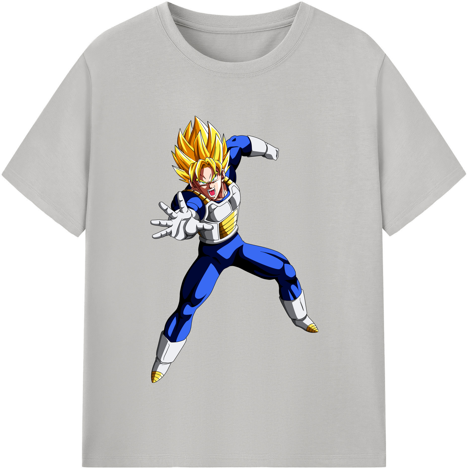 （画像用） ドラゴンボール ベジータ四世（Bejīta Yonsei）DRAGON BALL Vegeta IV レディースカジュアルプリントTシャツ（綿100％）