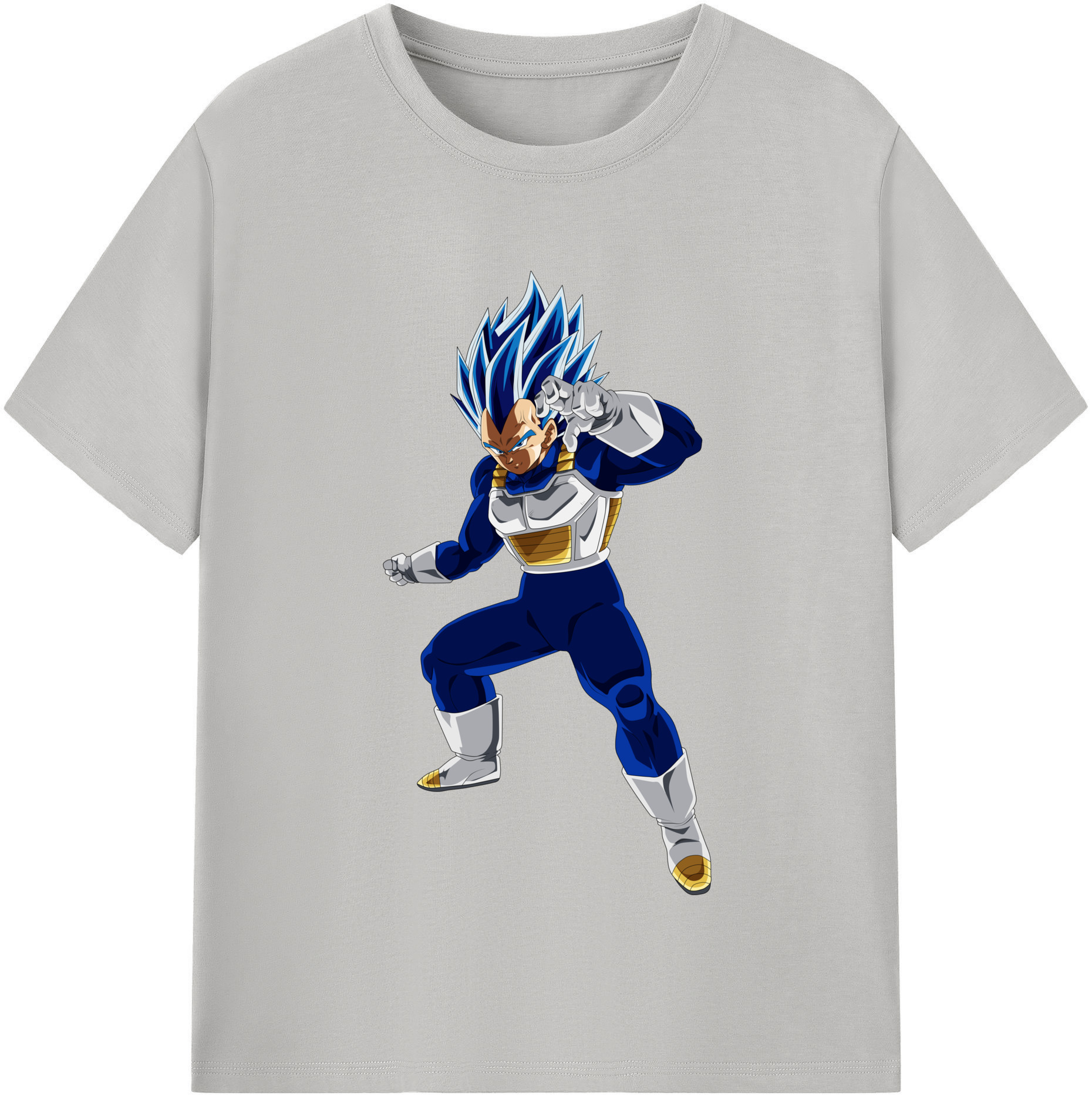 （画像用） ドラゴンボール ベジータ四世（Bejīta Yonsei）DRAGON BALL Vegeta IV レディースカジュアルプリントTシャツ（綿100％）