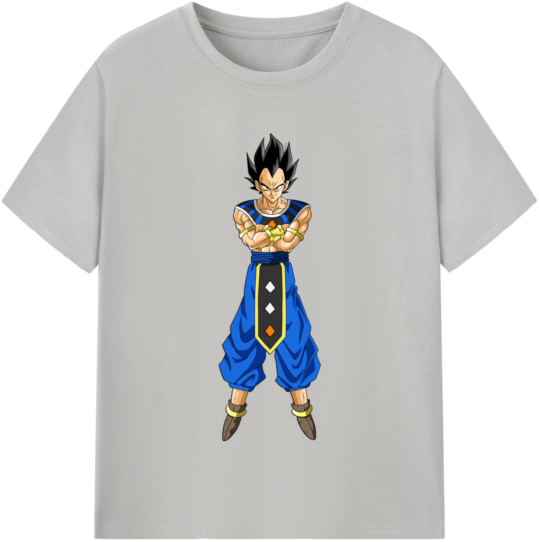 （画像用） ドラゴンボール ベジータ四世（Bejīta Yonsei）DRAGON BALL Vegeta IV レディースカジュアルプリントTシャツ（綿100％）