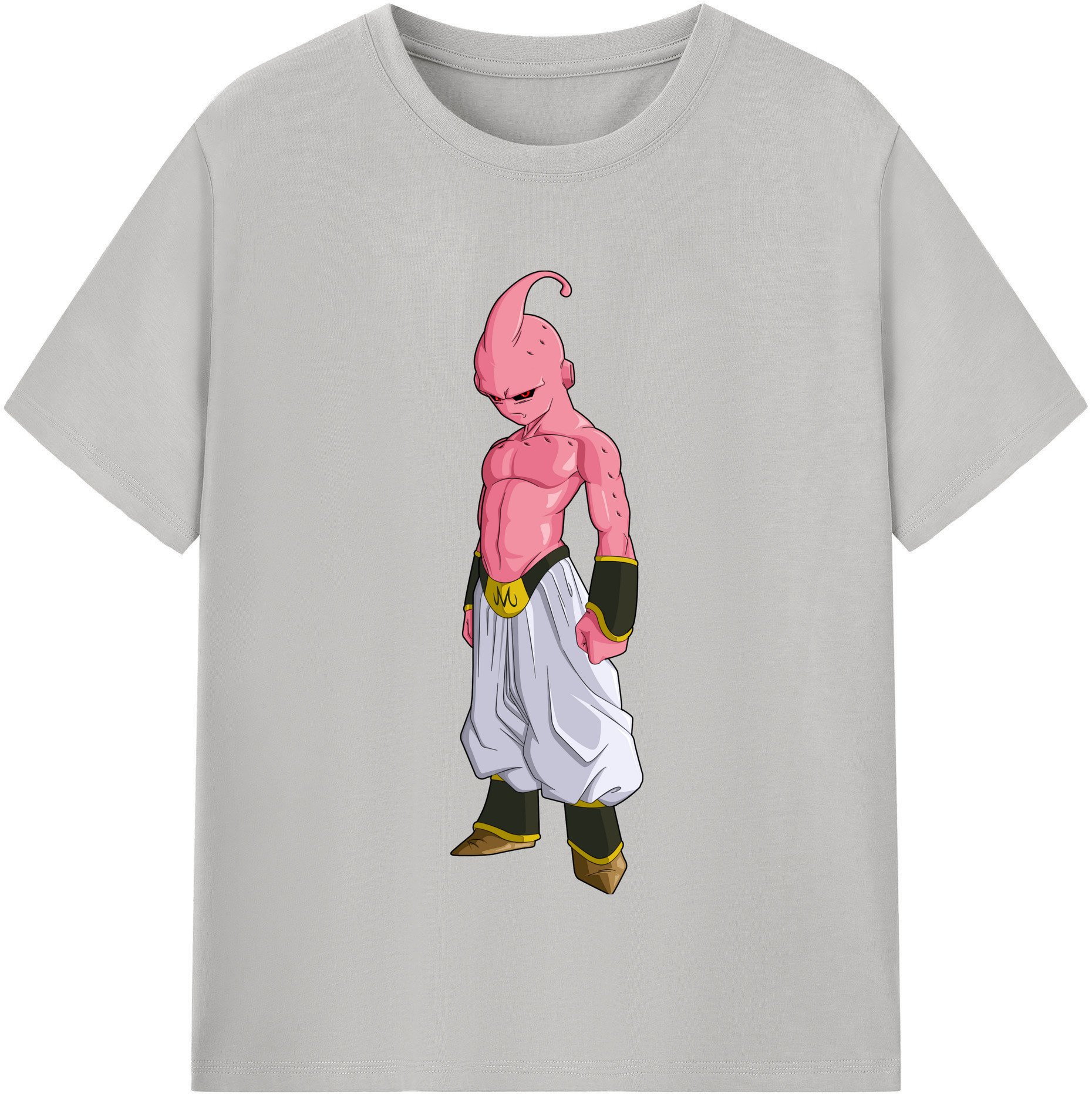（画像用） ドラゴンボール 魔人ブウ DRAGON BALL Majin Buu レディースカジュアルプリントTシャツ（綿100％）