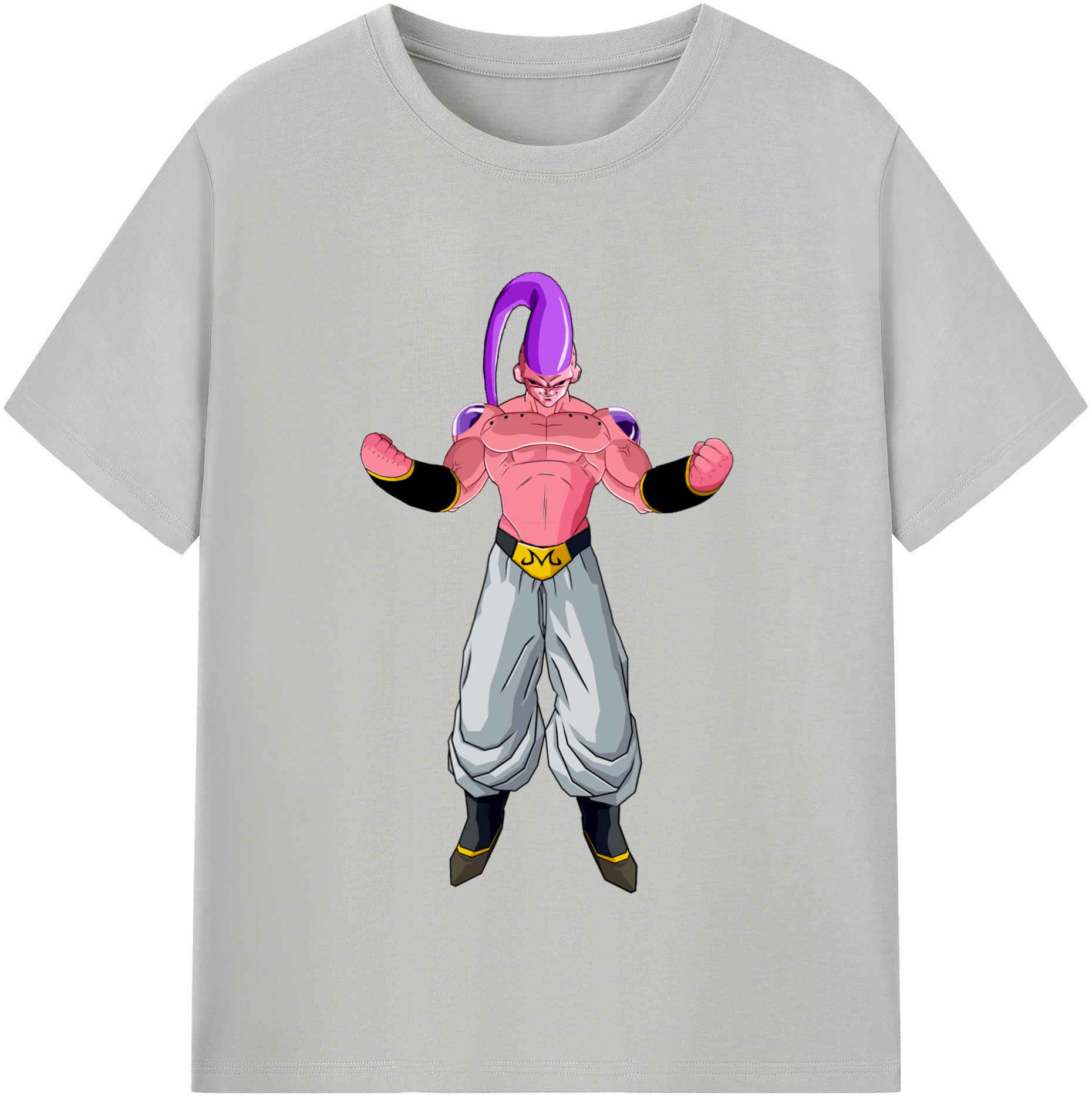 （画像用） ドラゴンボール 魔人ブウ DRAGON BALL Majin Buu レディースカジュアルプリントTシャツ（綿100％）