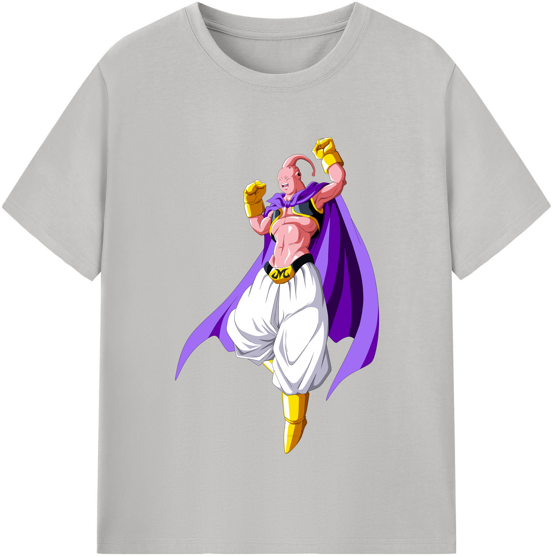 （画像用） ドラゴンボール 魔人ブウ DRAGON BALL Majin Buu レディースカジュアルプリントTシャツ（綿100％）