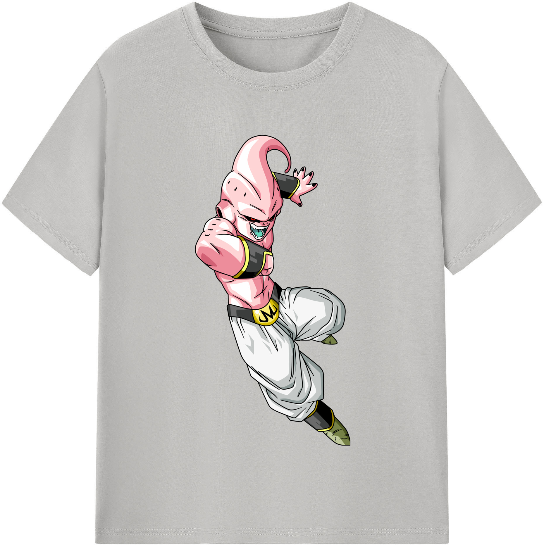 （画像用） ドラゴンボール 魔人ブウ DRAGON BALL Majin Buu レディースカジュアルプリントTシャツ（綿100％）