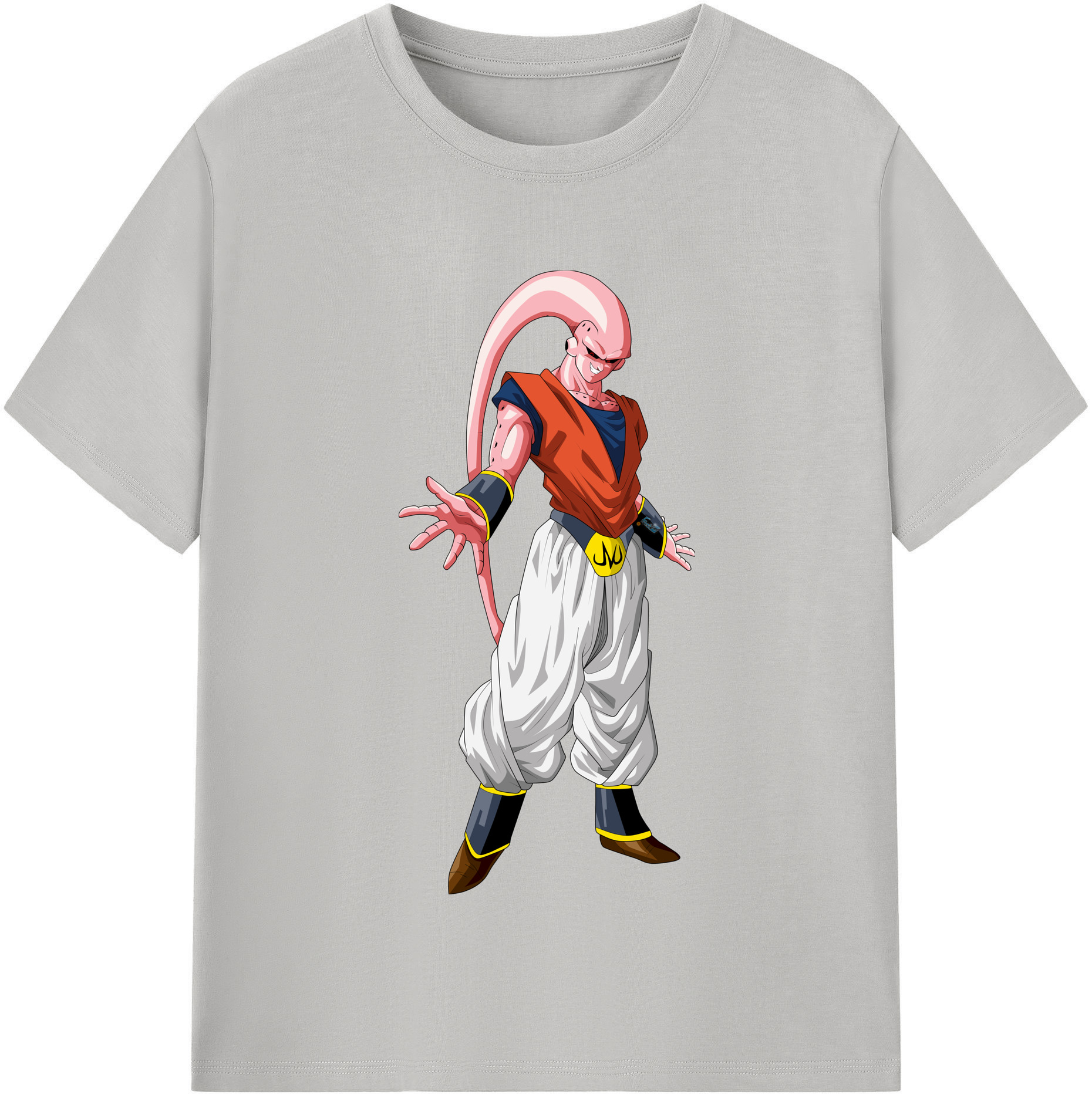 （画像用） ドラゴンボール 魔人ブウ DRAGON BALL Majin Buu レディースカジュアルプリントTシャツ（綿100％）