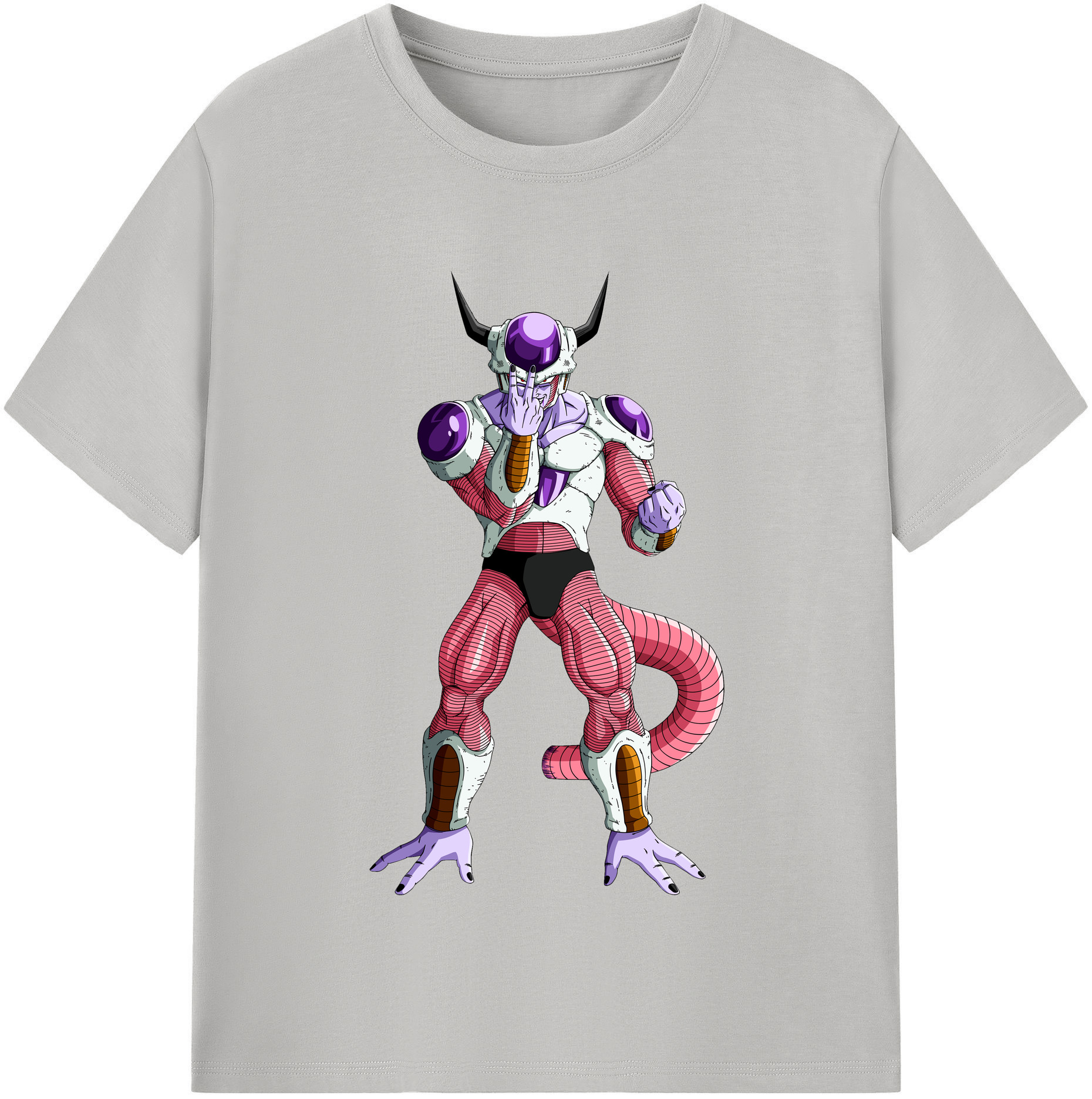 （画像用） ドラゴンボール フリーザ DRAGON BALL Frieza レディースカジュアルプリントTシャツ（綿100％）